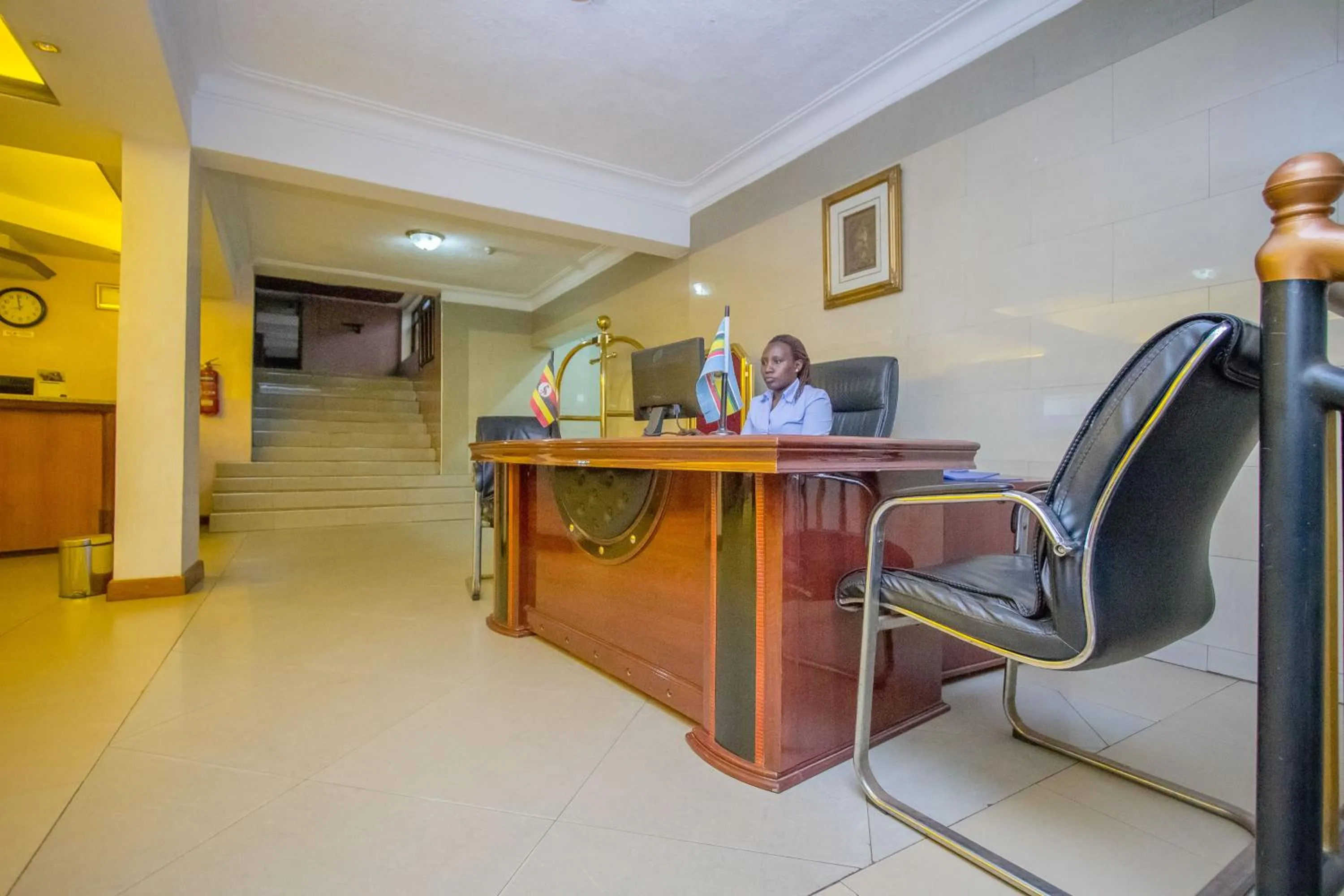 Lobby or reception in Holiday Express Hotel Kampala