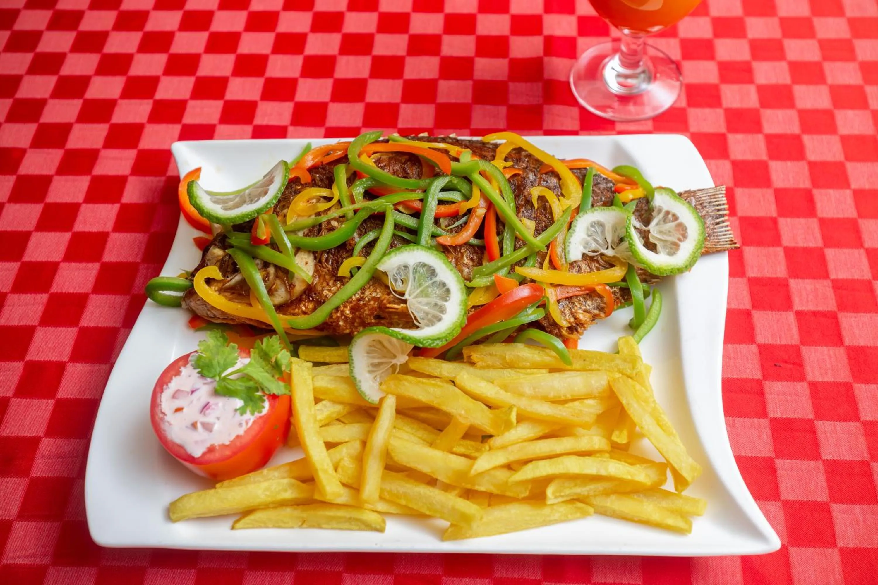 Food and drinks in Holiday Express Hotel Kampala