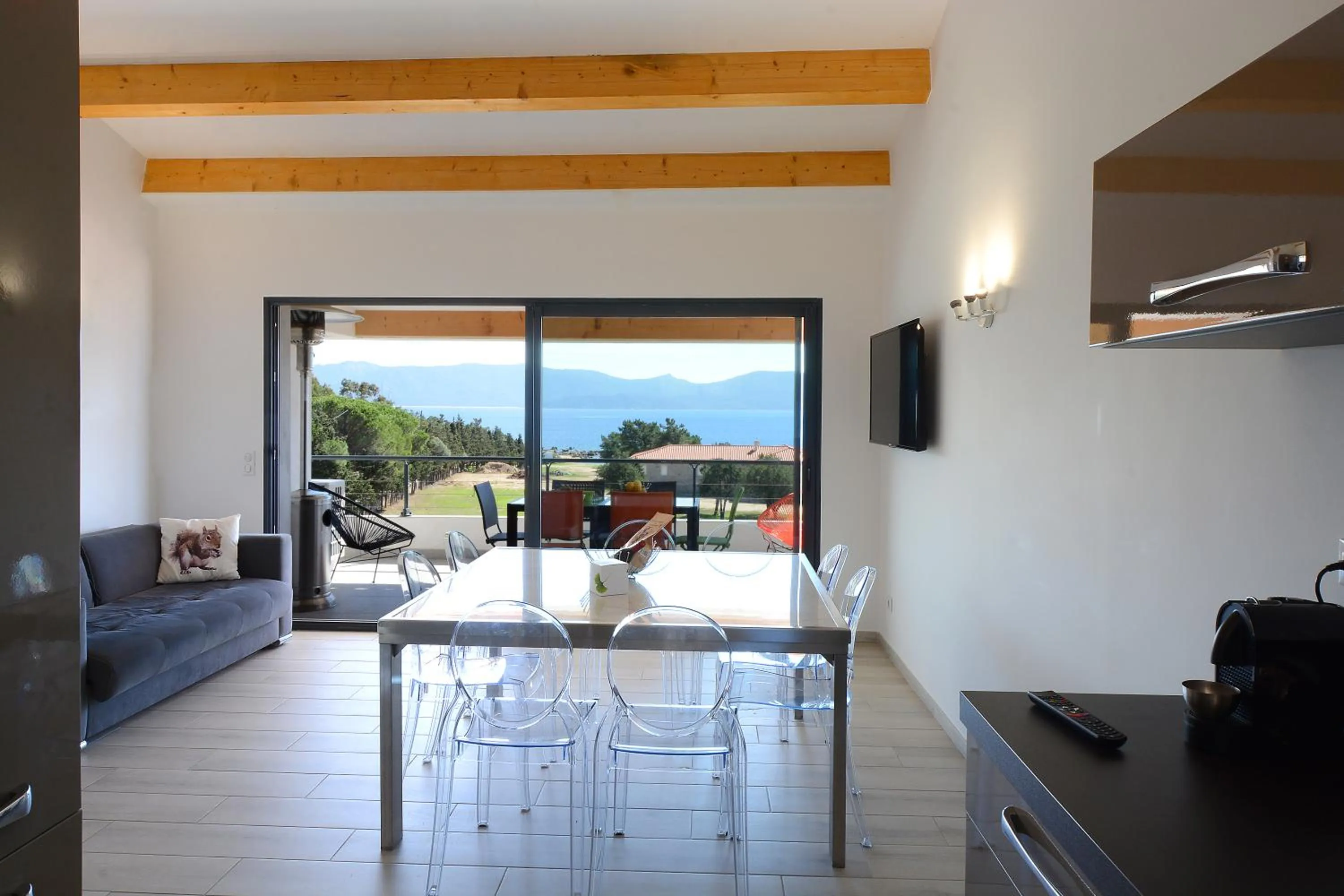 Living room in Les Terrasses Du Grand Large