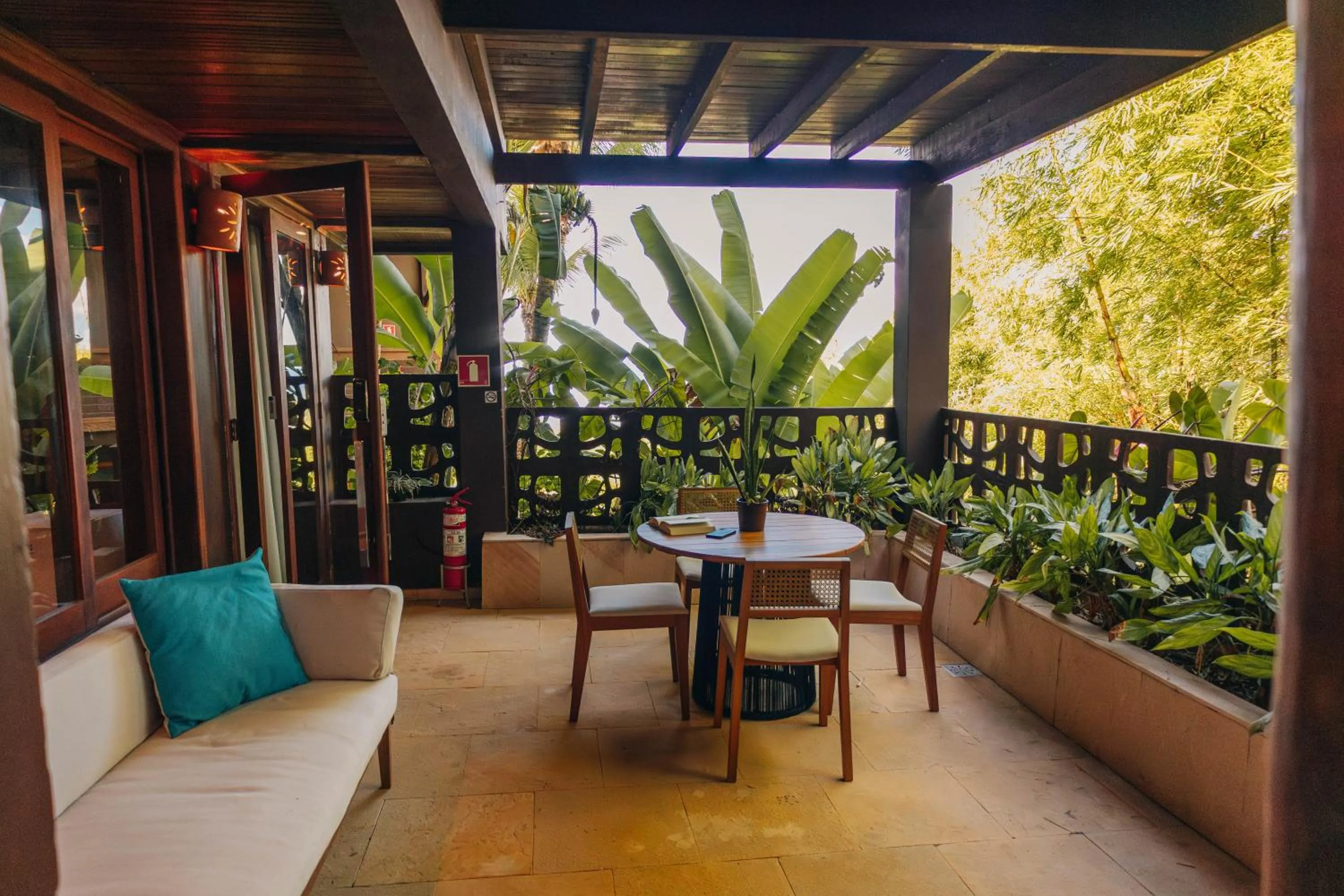 Patio in Chocolate Hotel