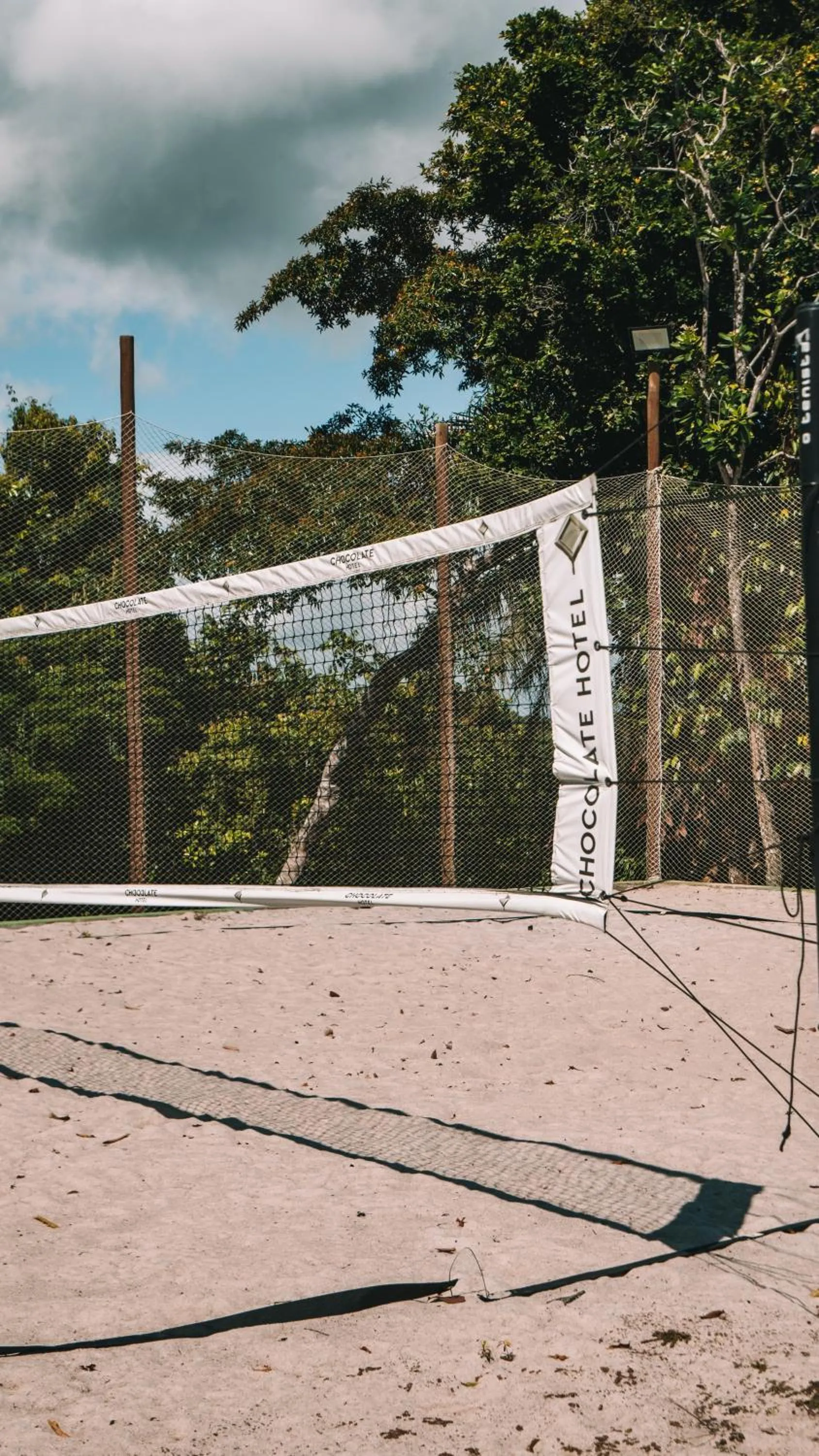 Tennis court in Chocolate Hotel