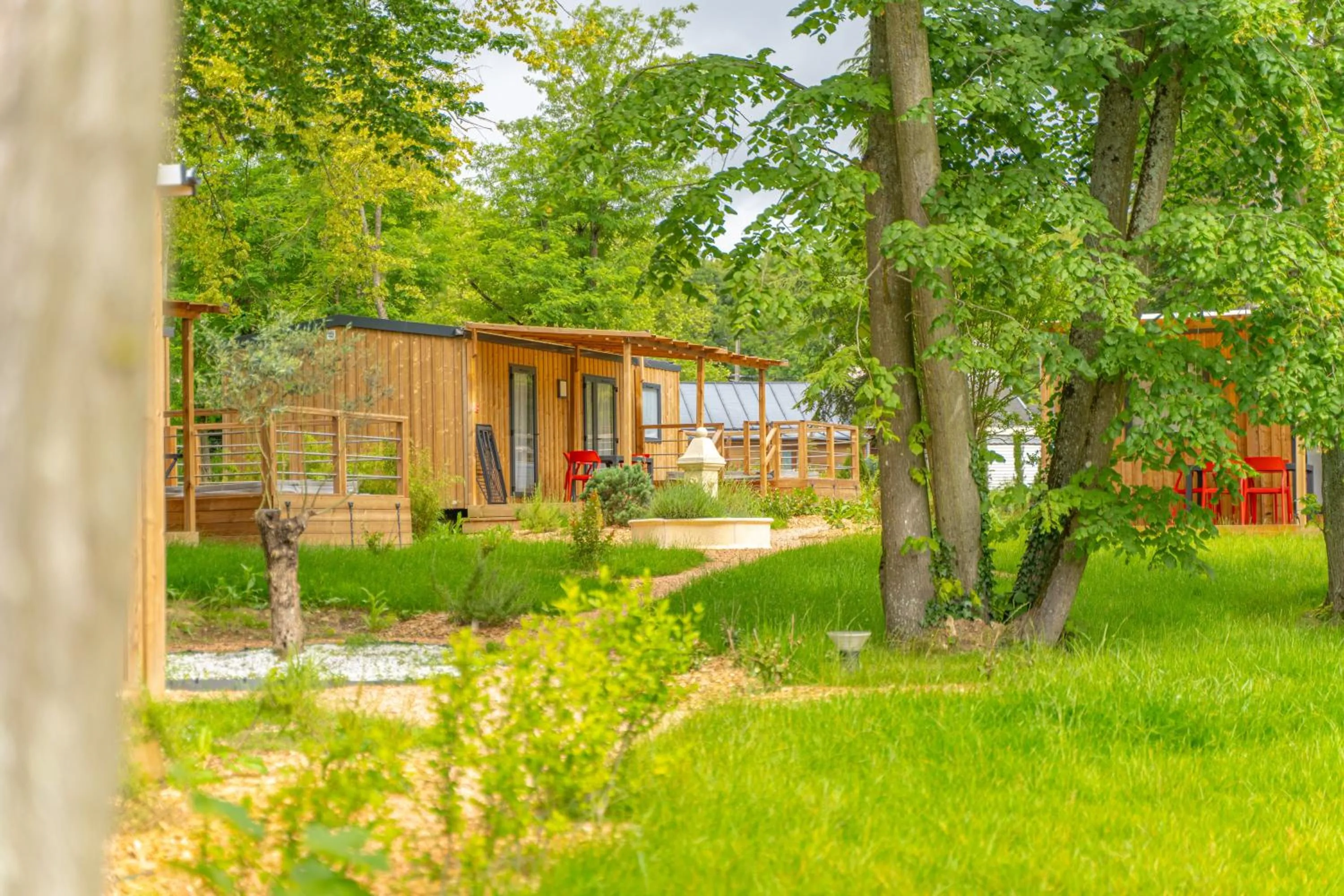 Garden in Camping Le Parc de Paris