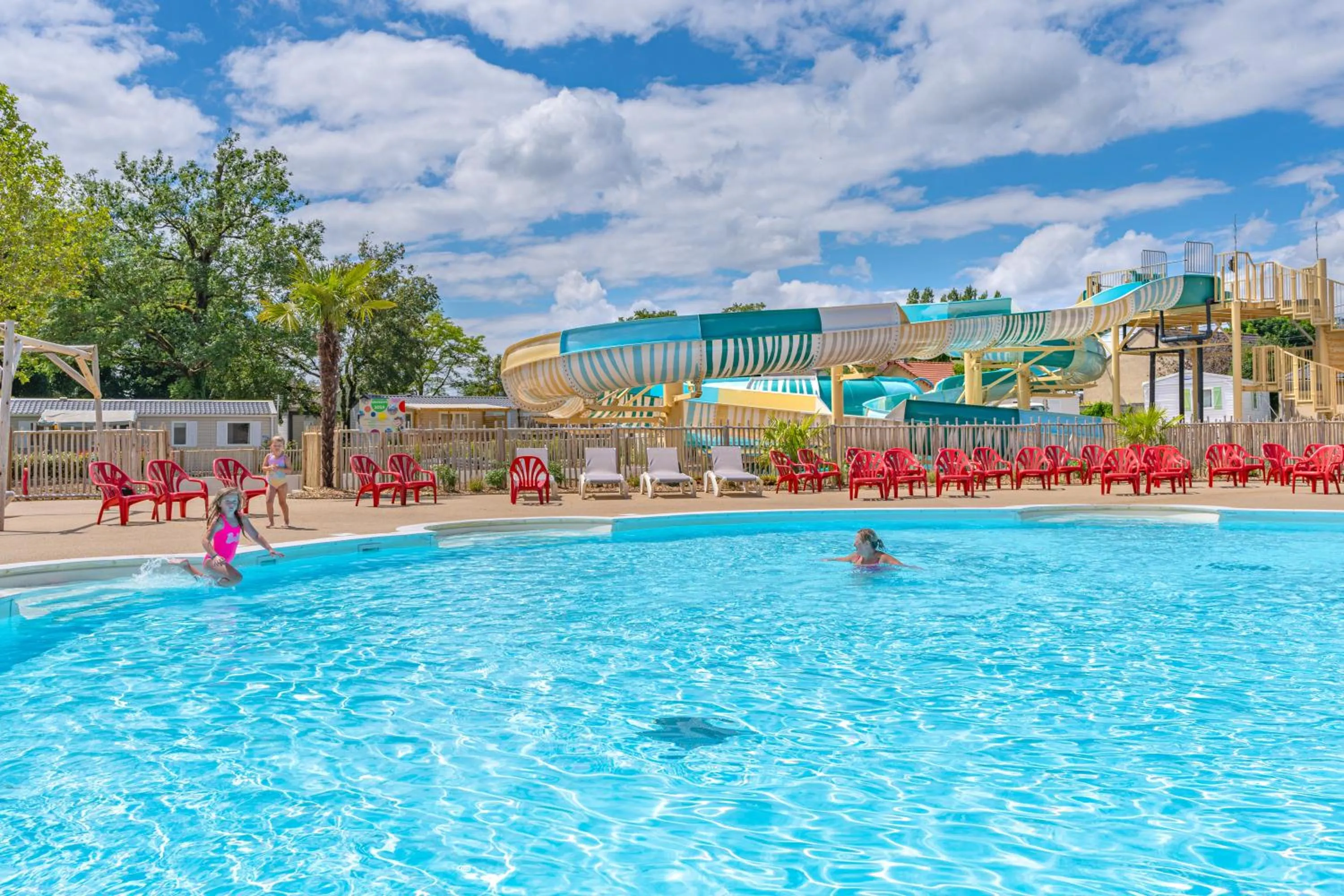 Aqua park in Camping Le Parc de Paris