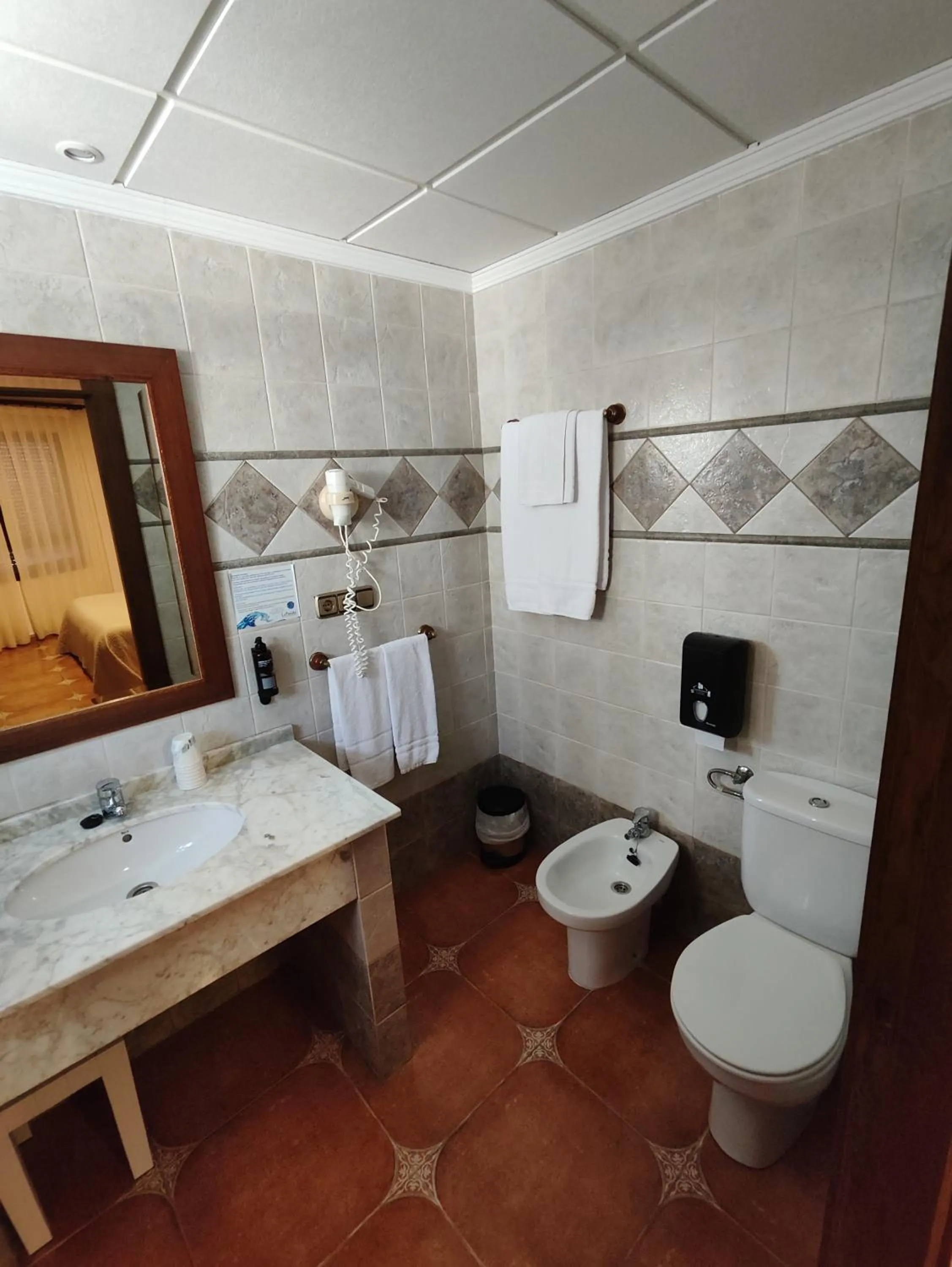 Bathroom in Hostal La Posada