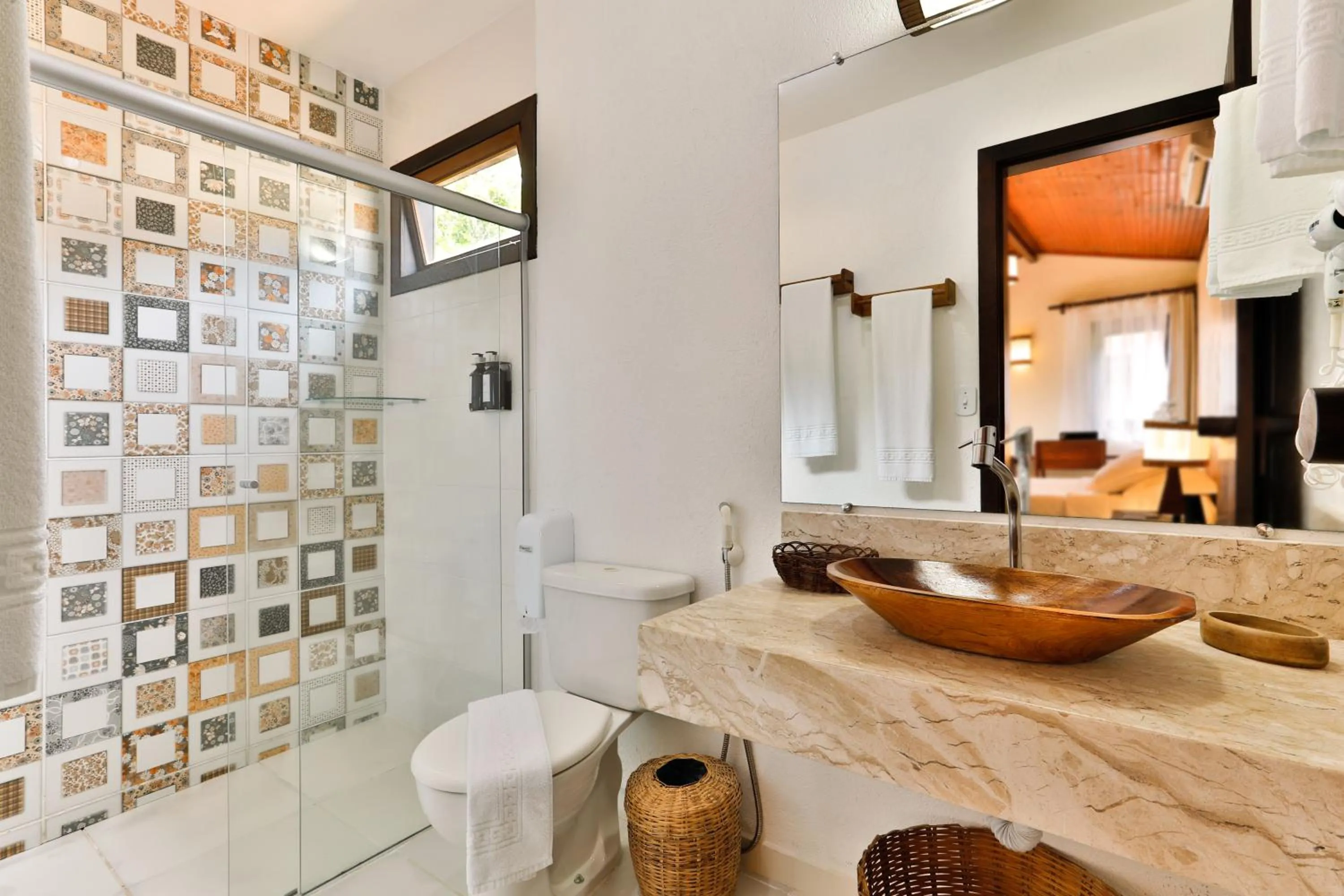 Shower in Paraíso Ecológico Pousada & SPA