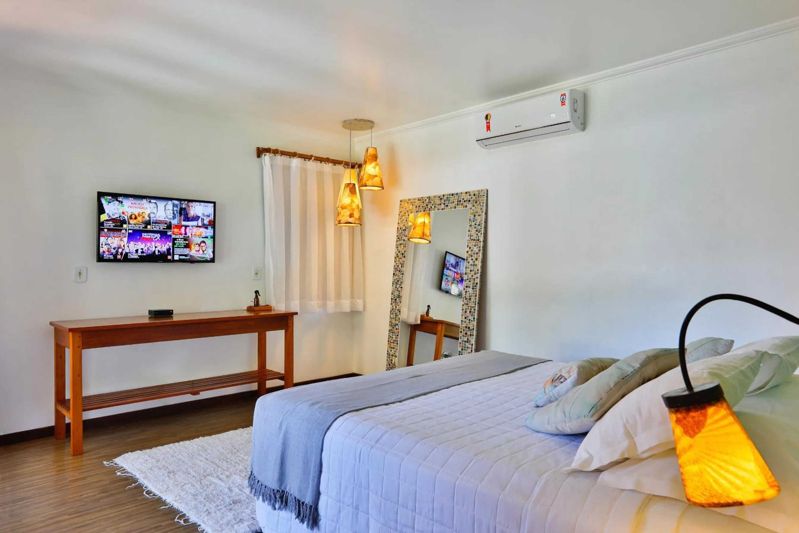 Photo of the whole room, Bed in Paraíso Ecológico Pousada & SPA