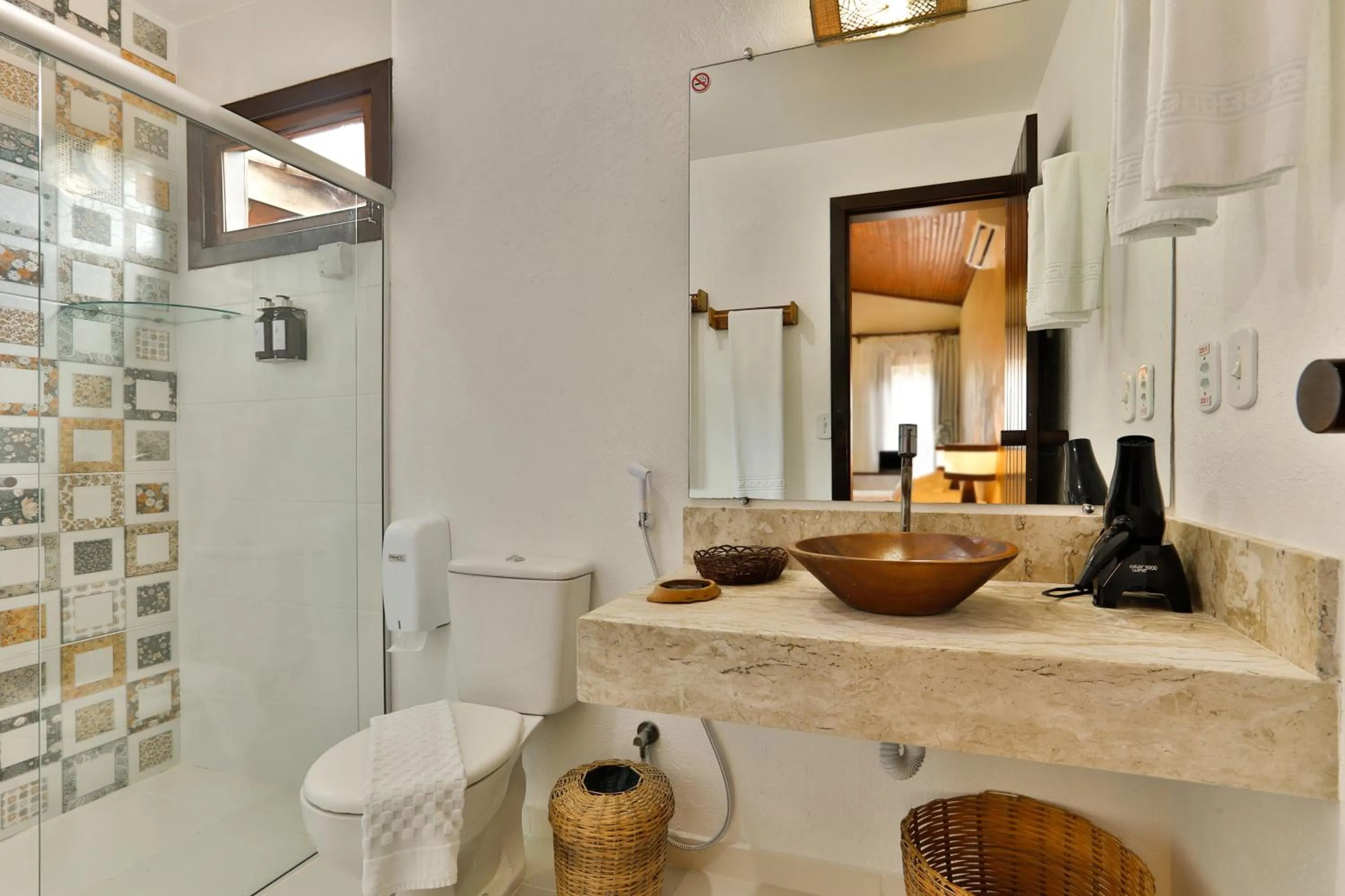 Shower in Paraíso Ecológico Pousada & SPA