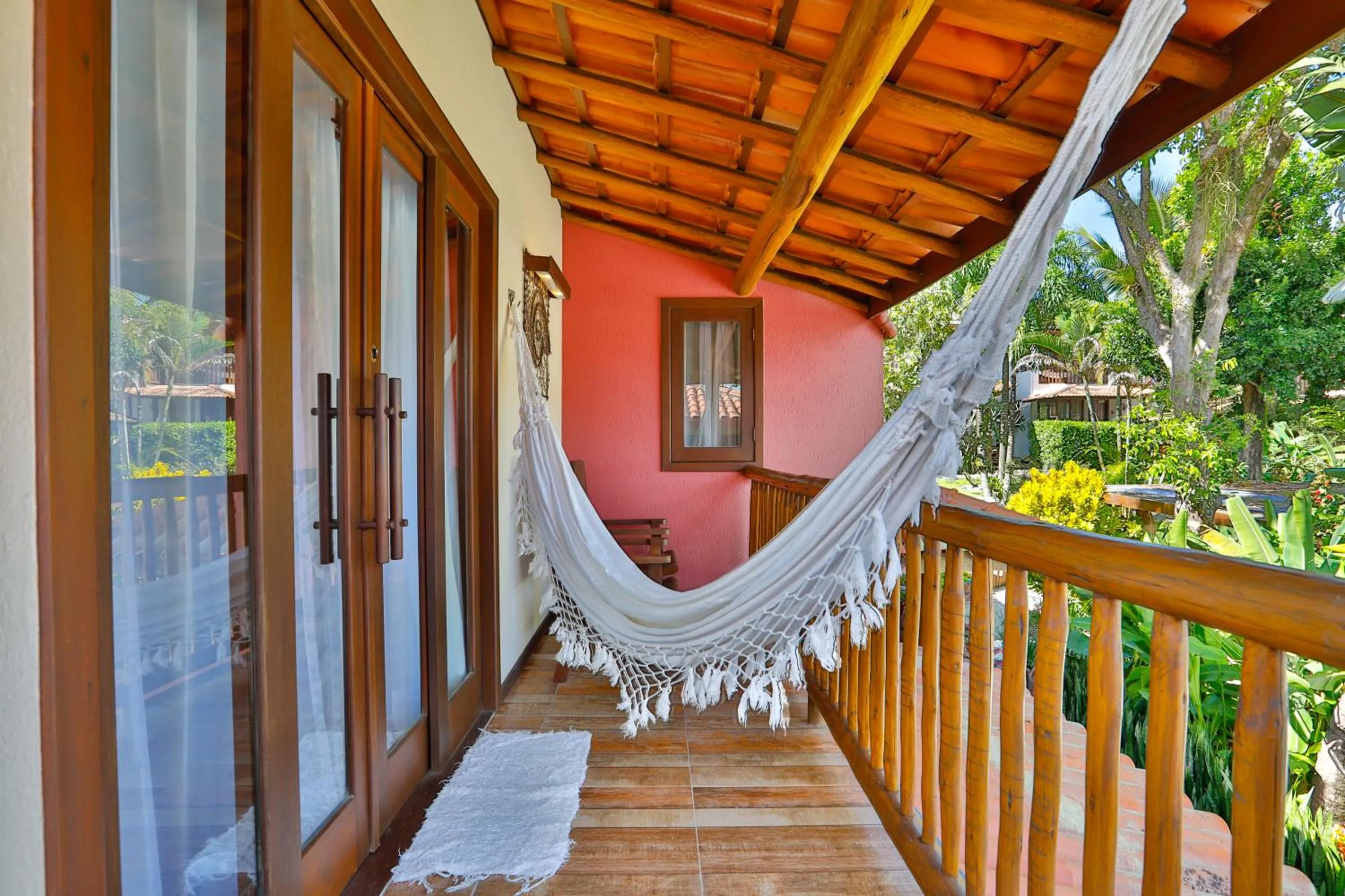 Balcony/Terrace in Paraíso Ecológico Pousada & SPA