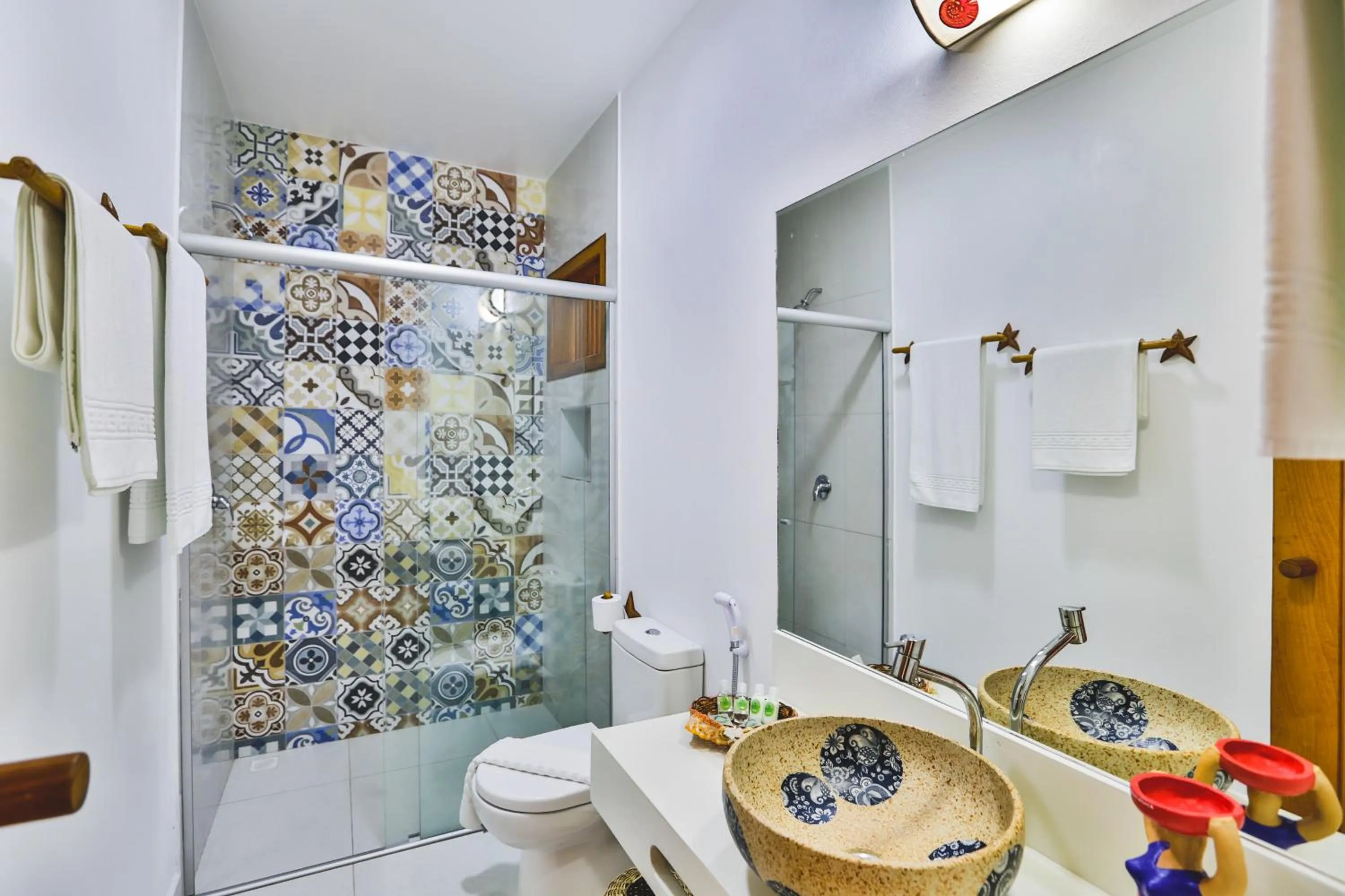 Bathroom in Paraíso Ecológico Pousada & SPA