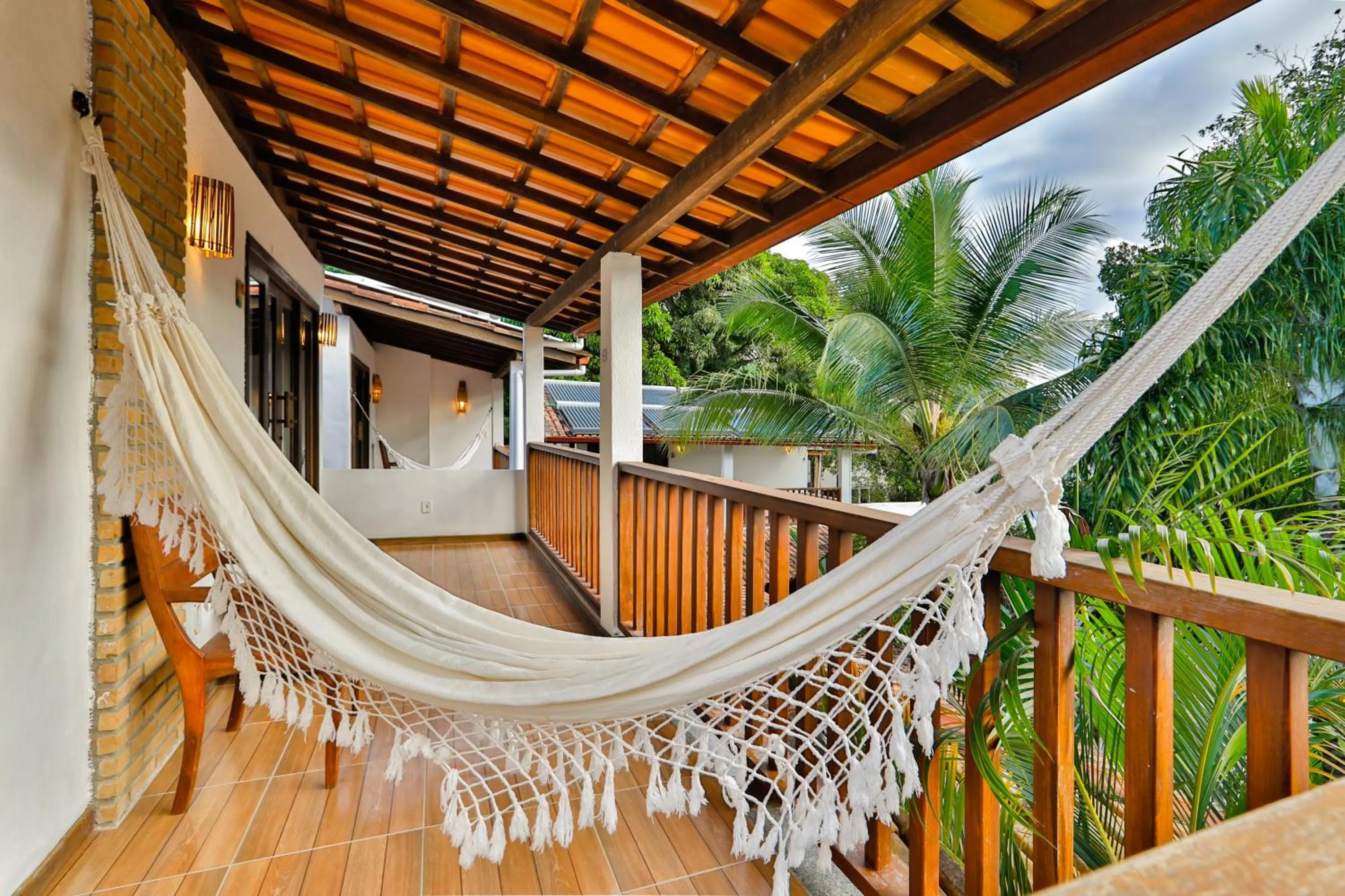 Balcony/Terrace in Paraíso Ecológico Pousada & SPA