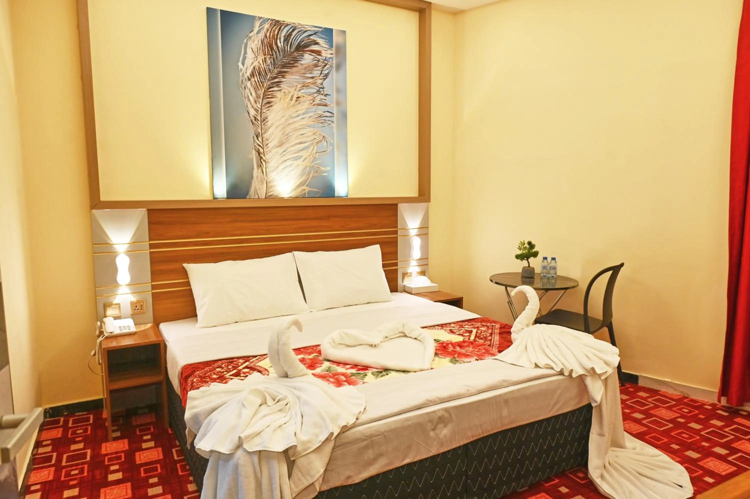 Bed in Tanha Palace Hotel