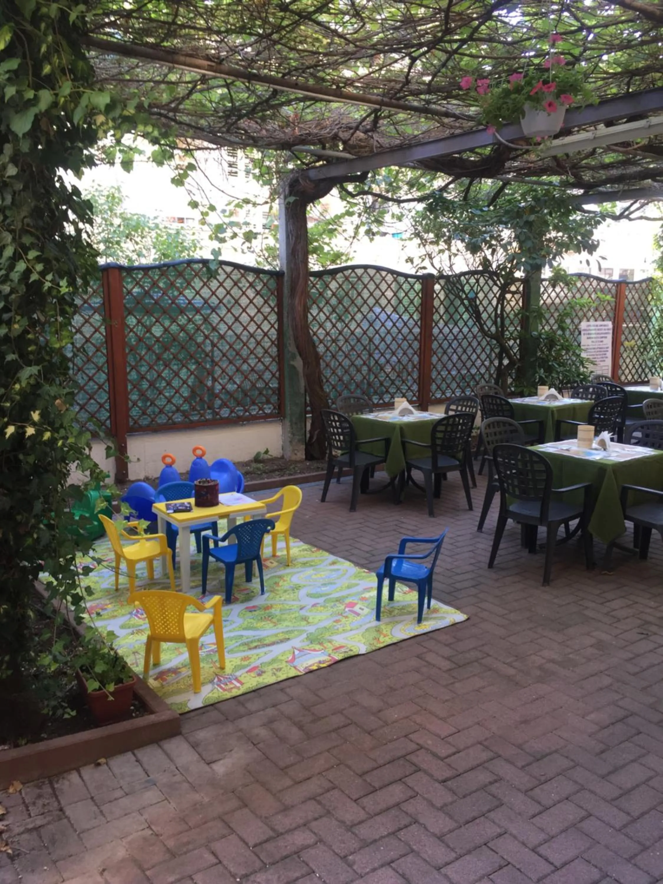Children play ground in Hotel La Pergola