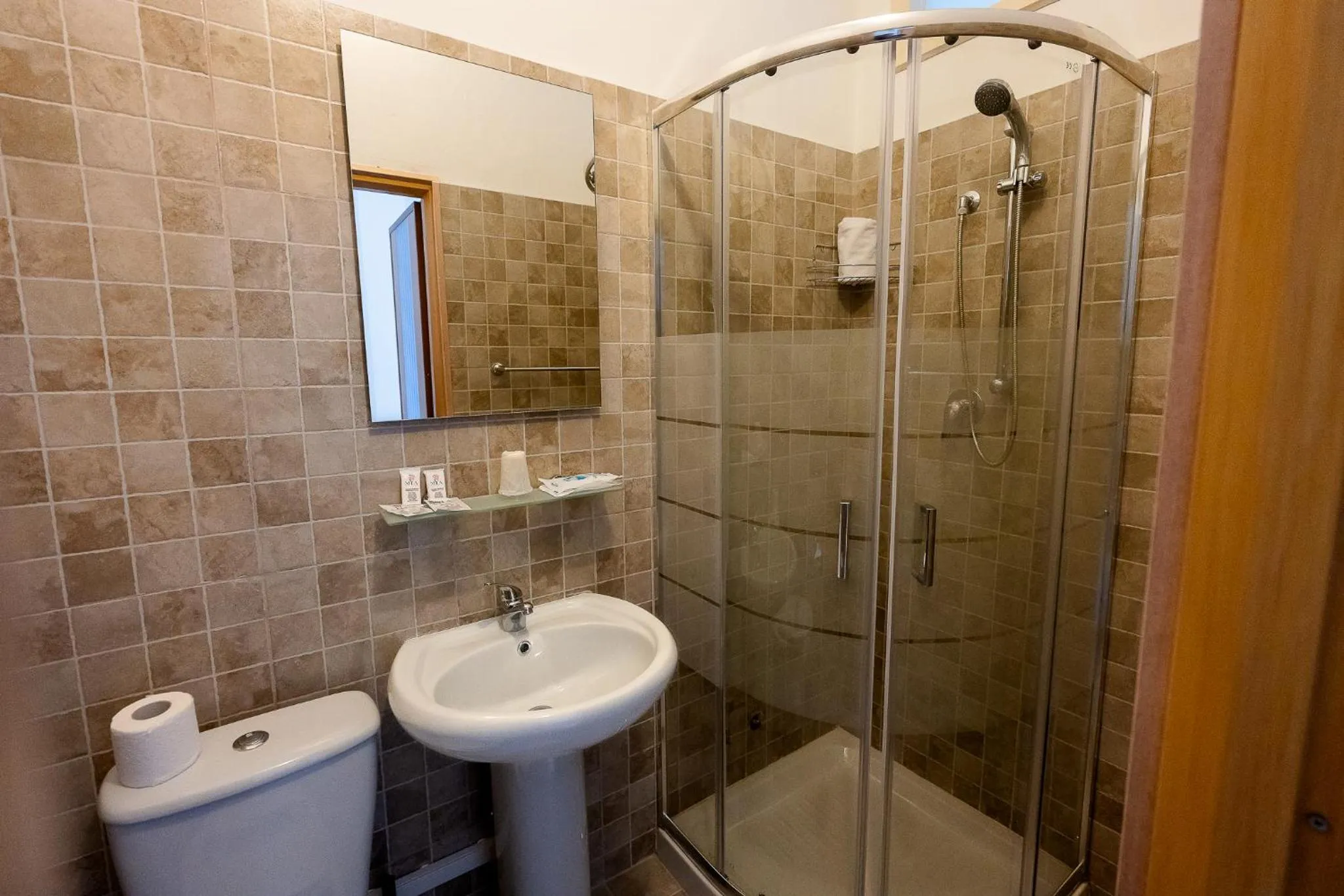 Bathroom in Hotel La Pergola