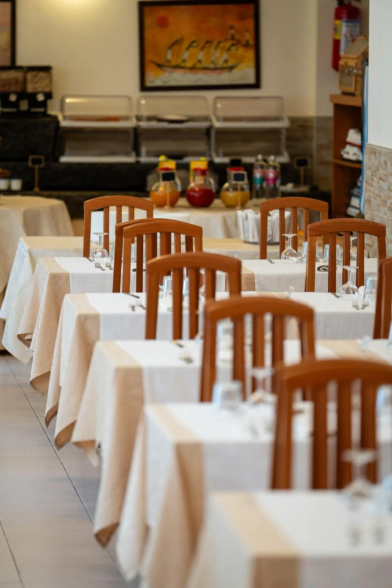 Food and drinks in Hotel La Pergola