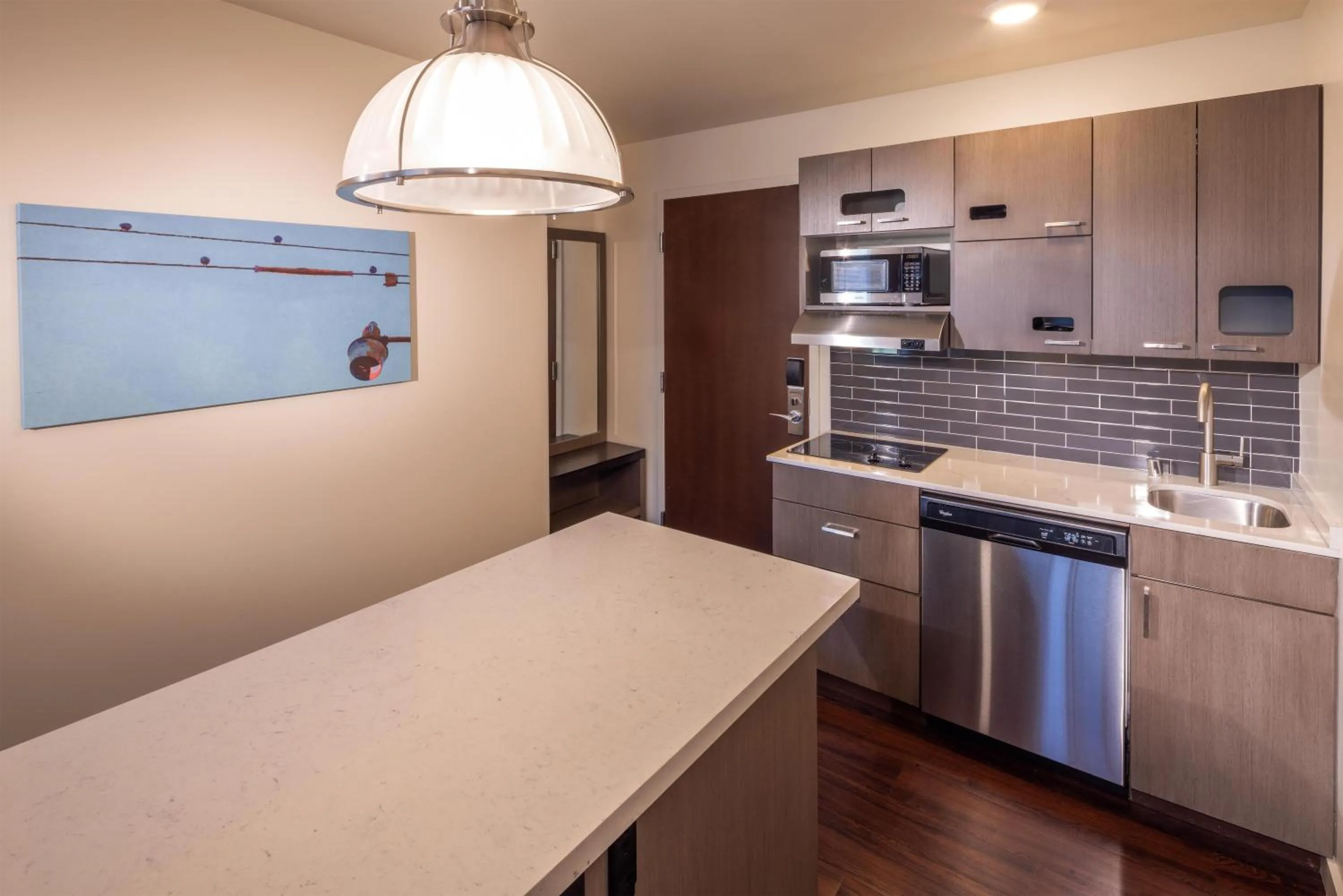 Kitchen or kitchenette in Hyatt House Seattle Downtown