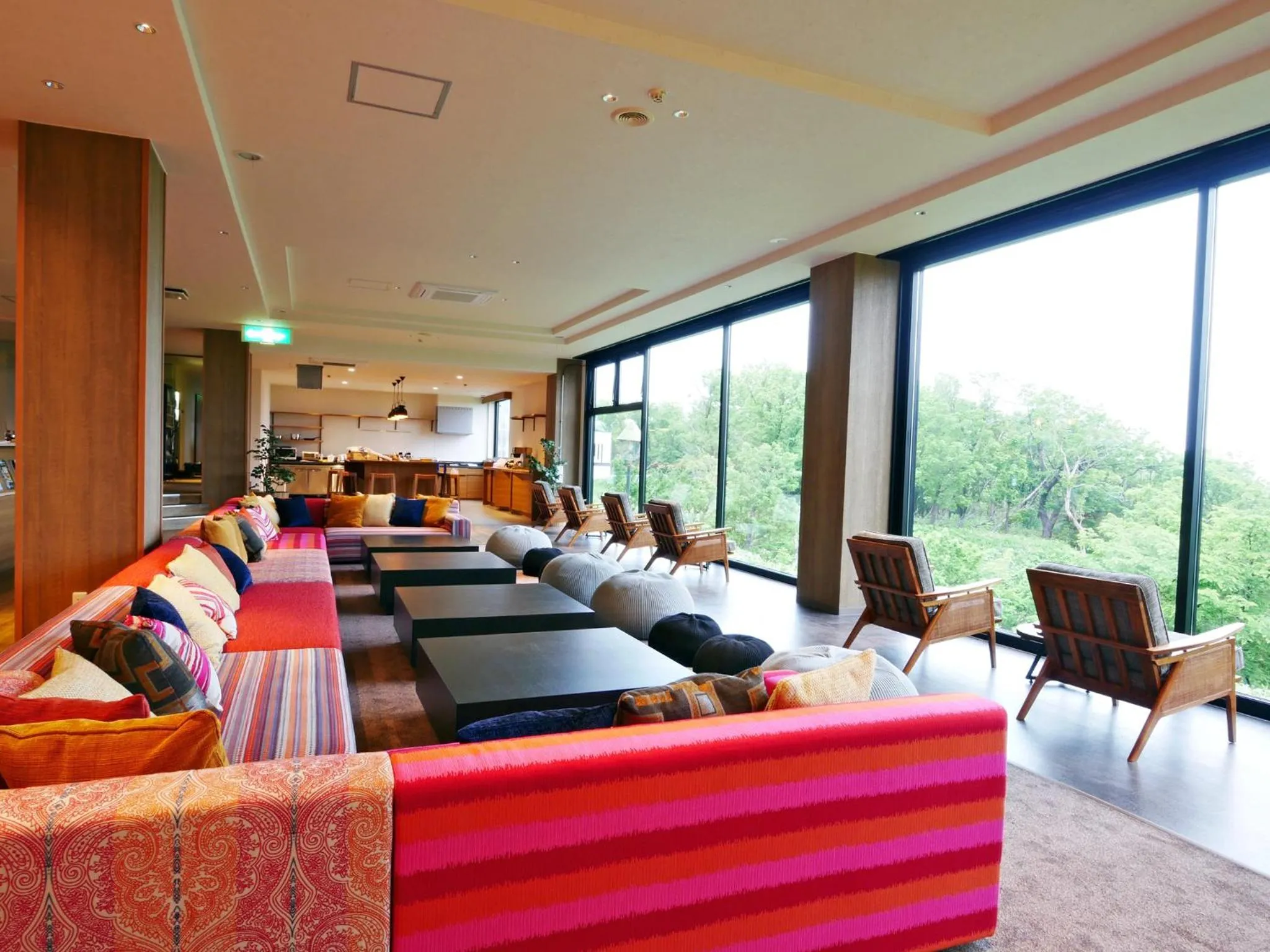 Lobby or reception in Shiretoko Yuhi No Ataruie Onsen Hostel