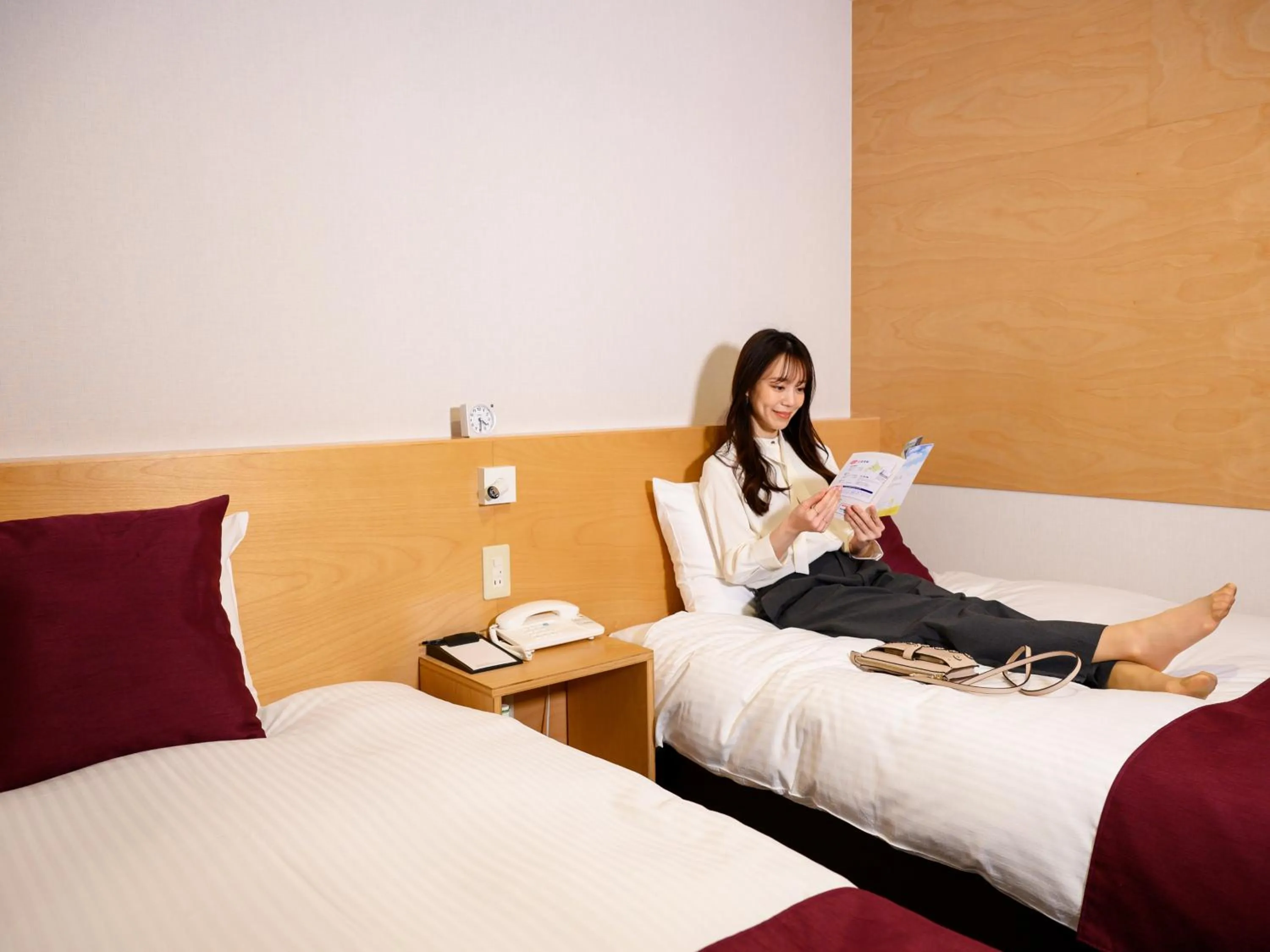 Photo of the whole room, Bed in hotel miura kaen