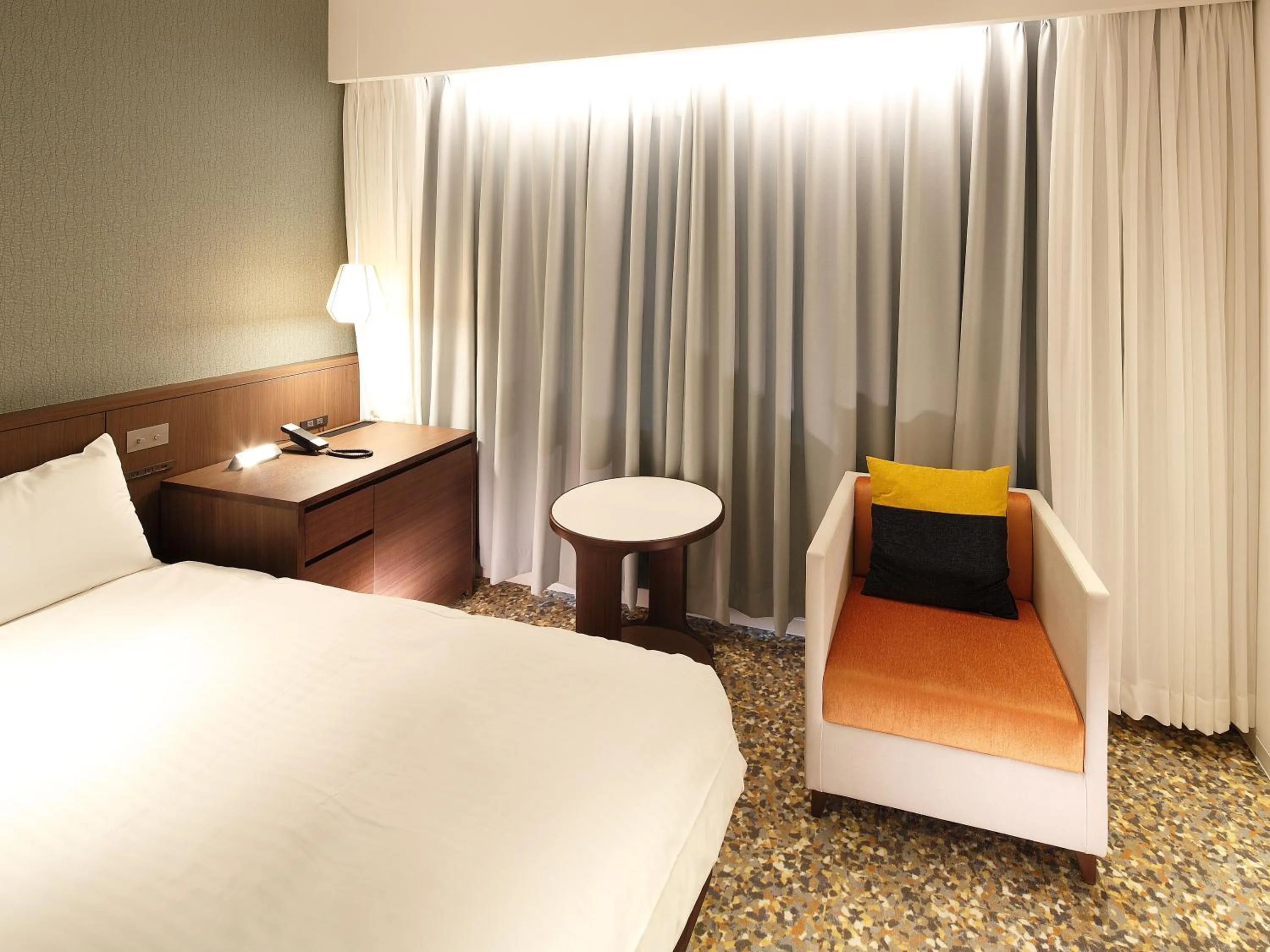 Bed in Hotel New Omi