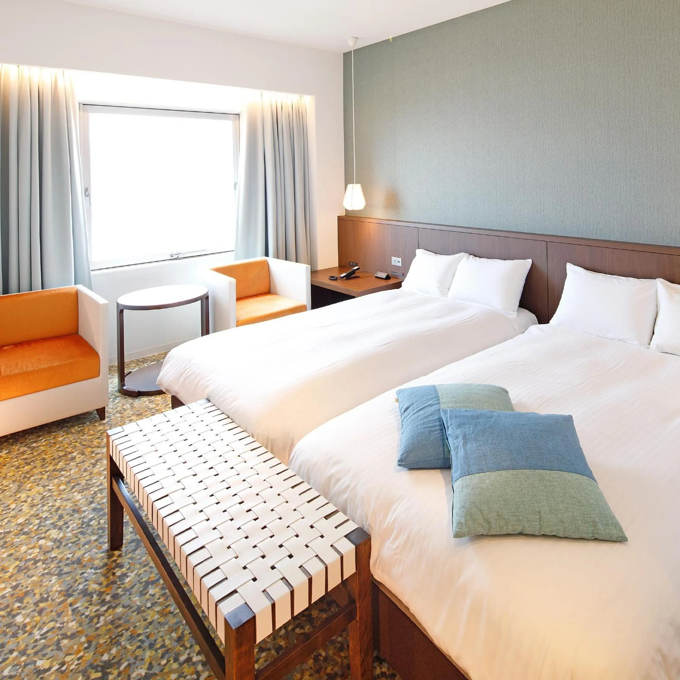 Bed in Hotel New Omi