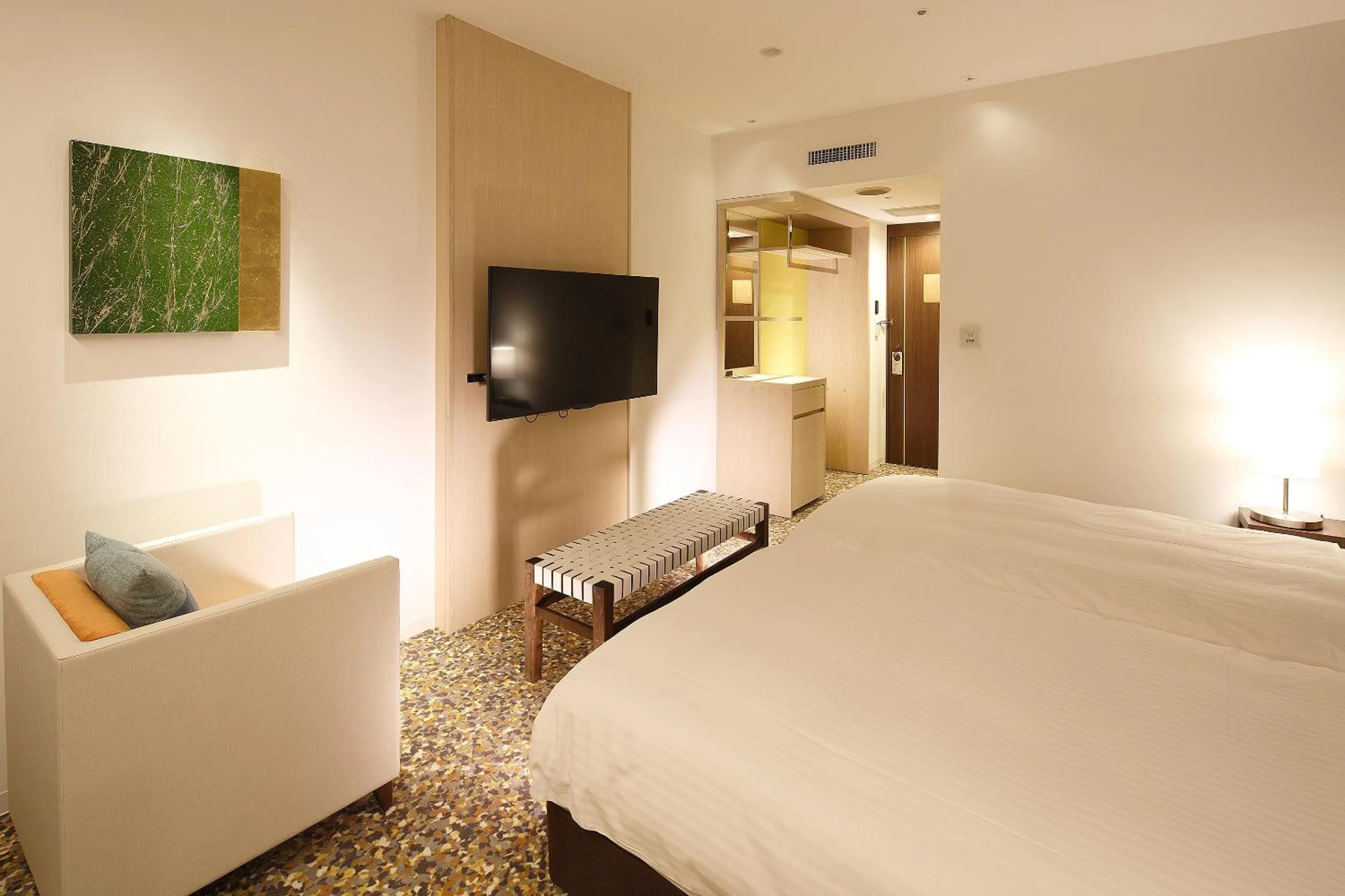 Bed in Hotel New Omi