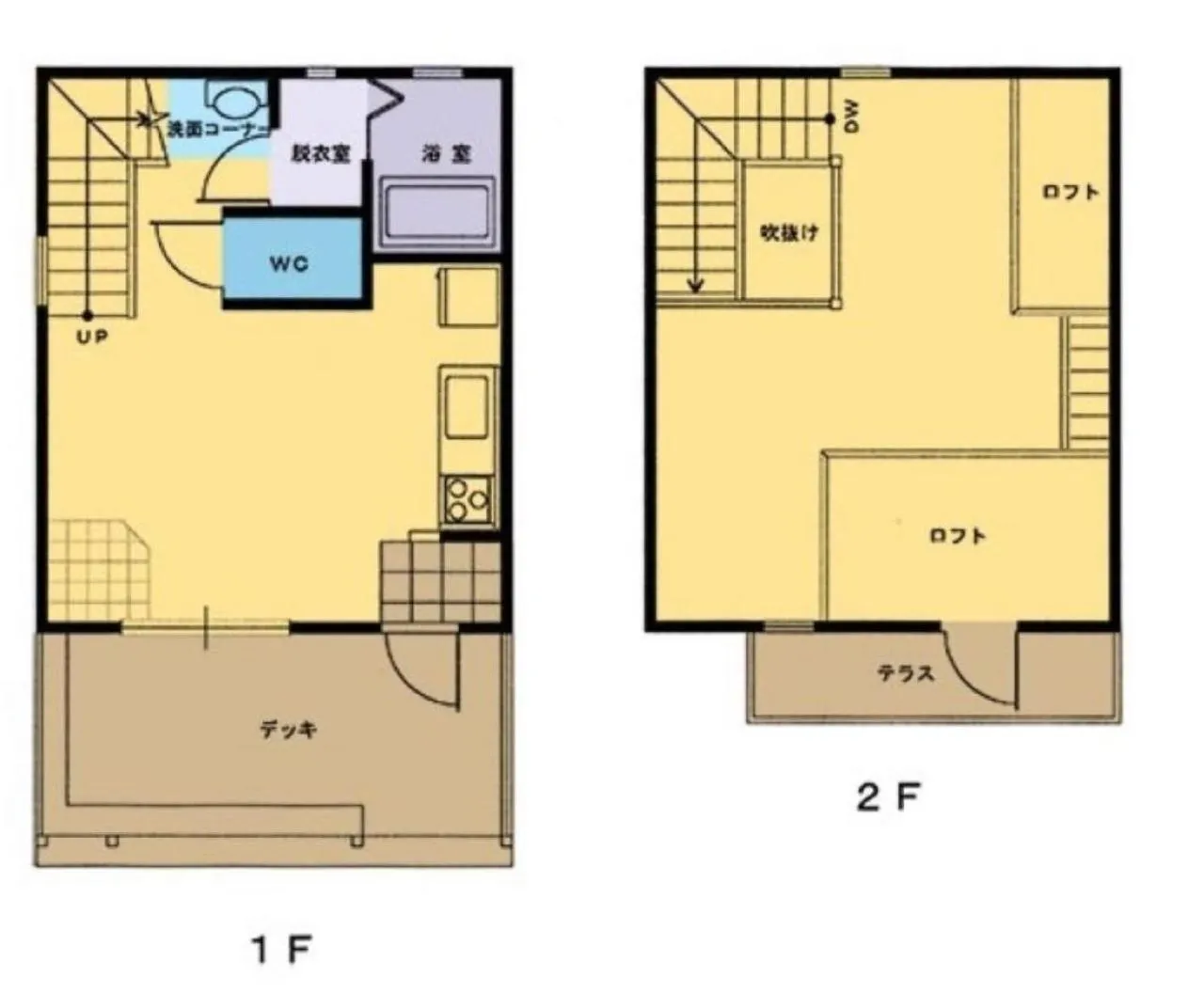 Floor plan in Villa Orange Cabin
