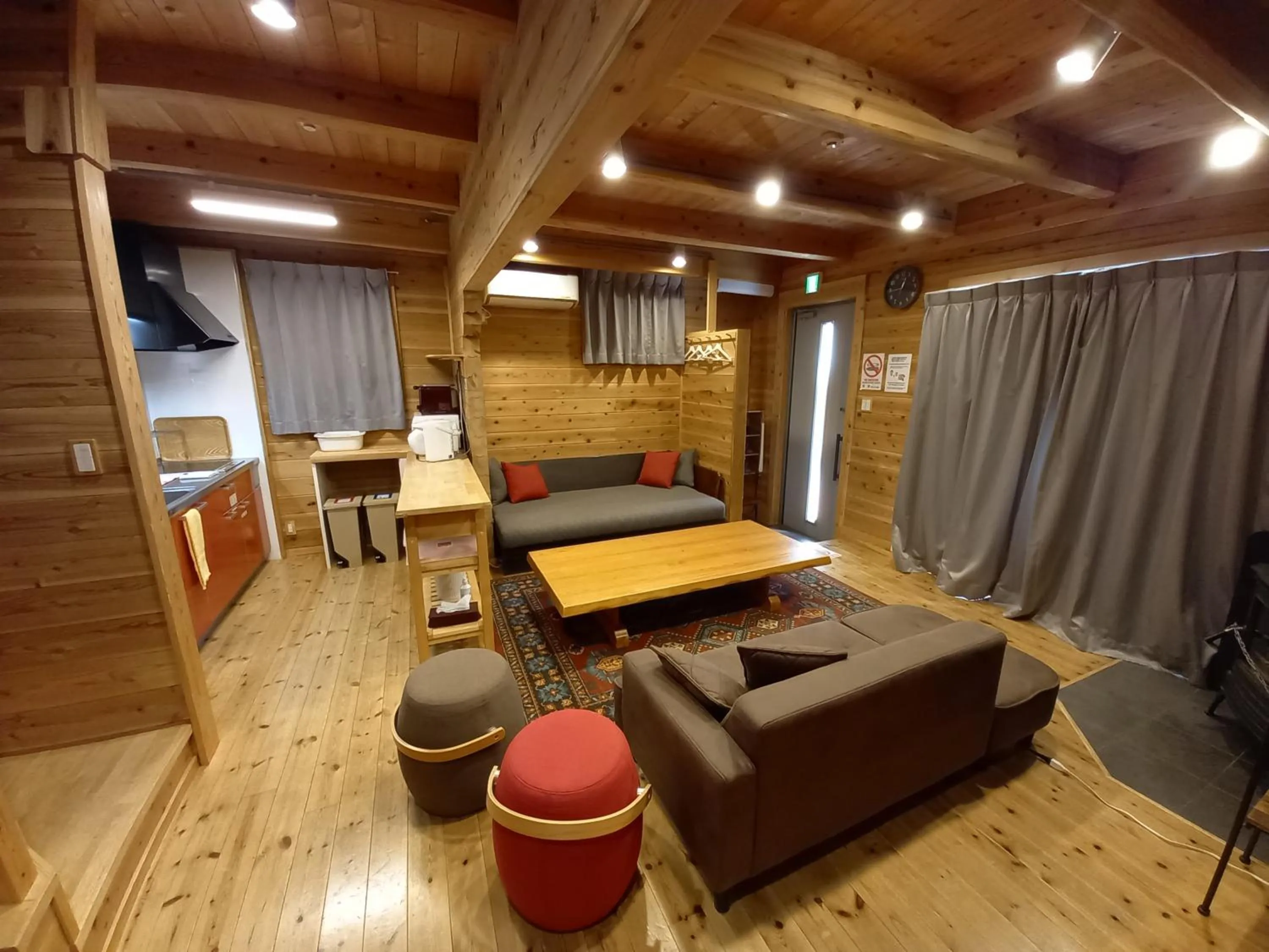 Living room in Villa Orange Cabin