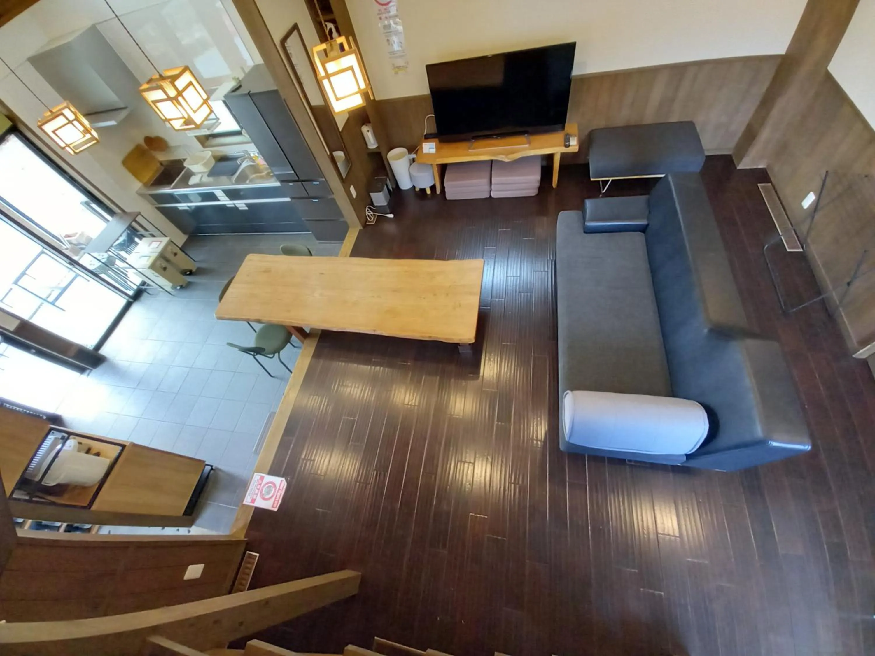 Living room in Villa Orange Cabin