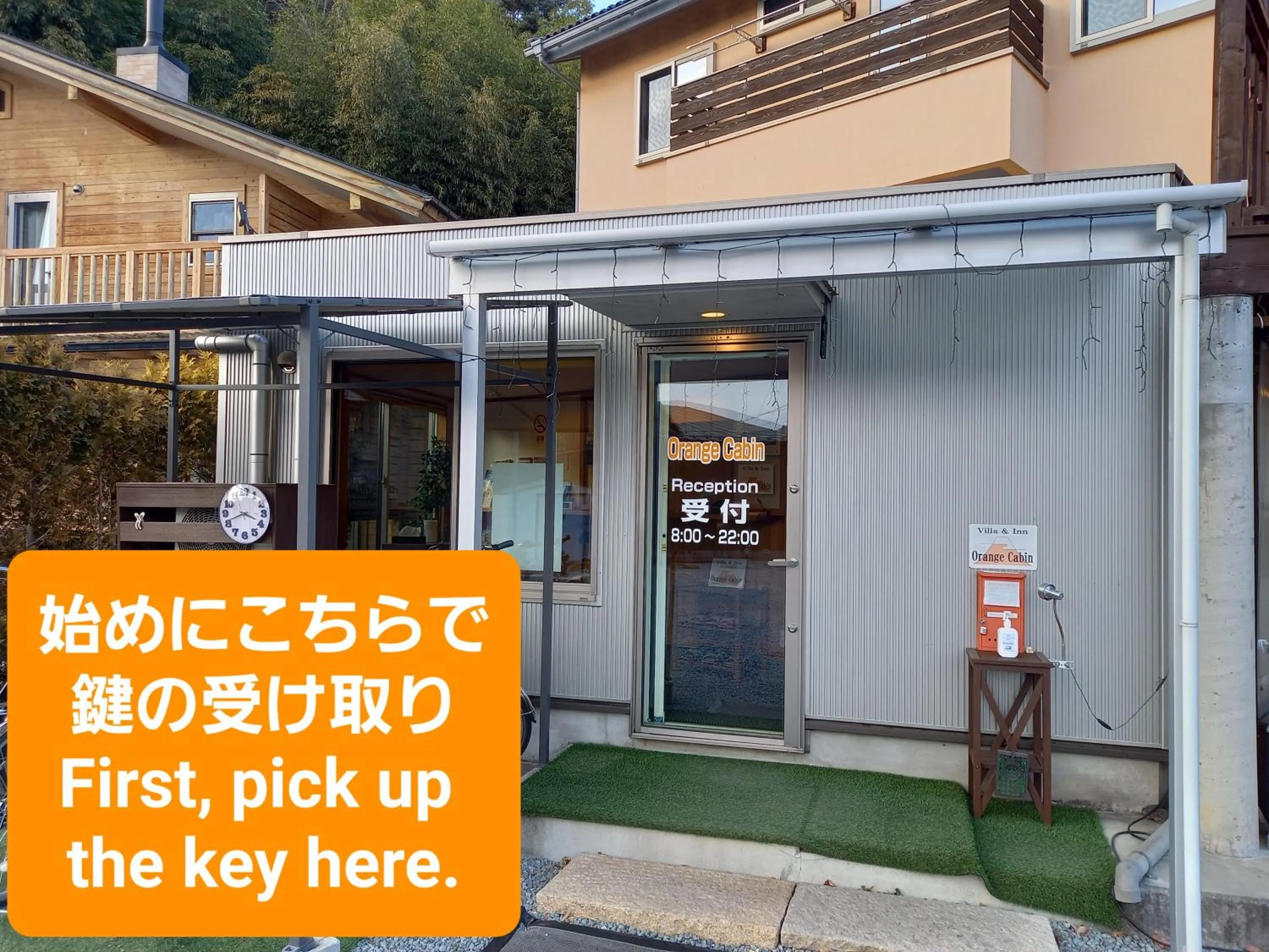 Lobby or reception in Villa Orange Cabin