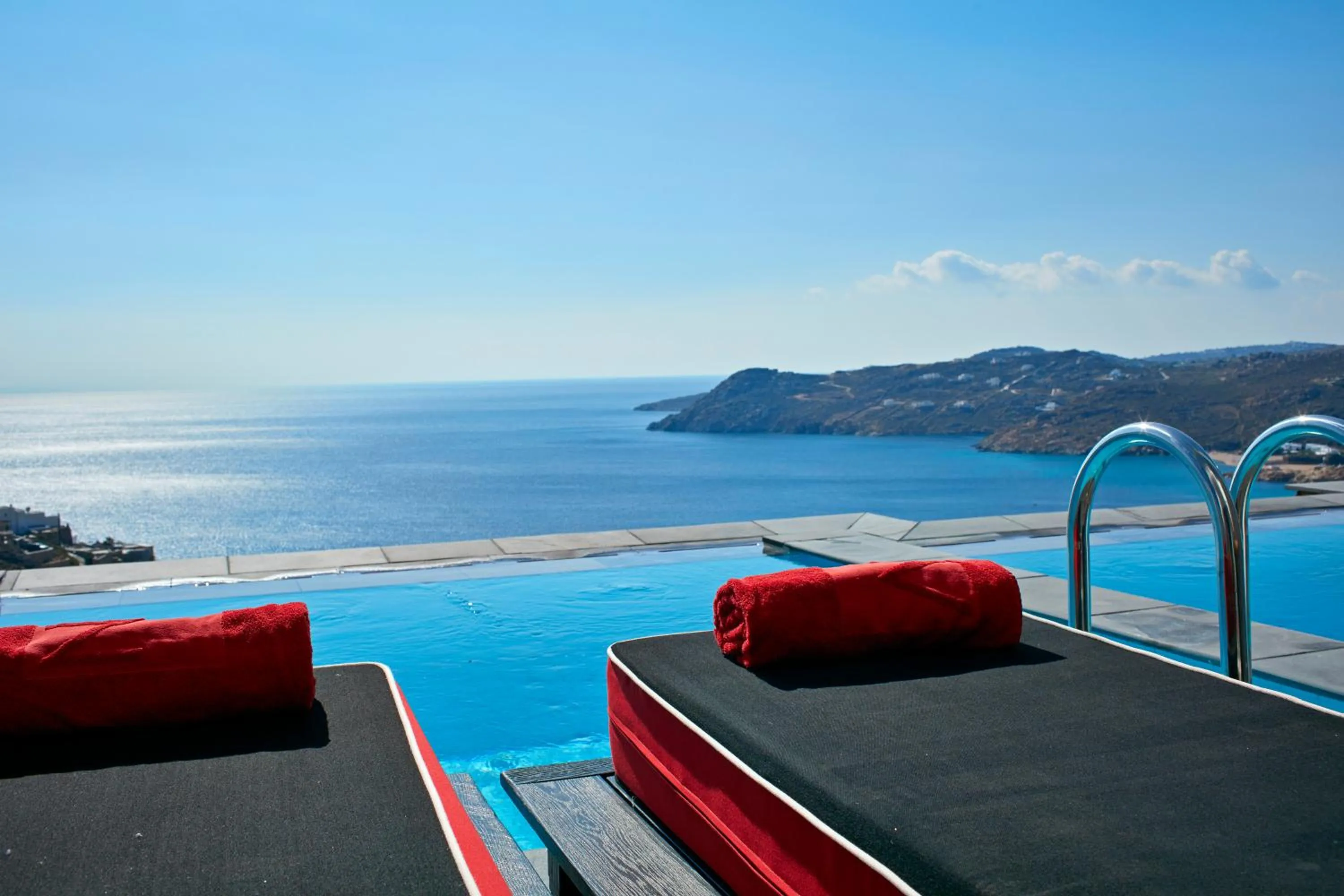 Pool view in Myconian Avaton, a Member of Design Hotels