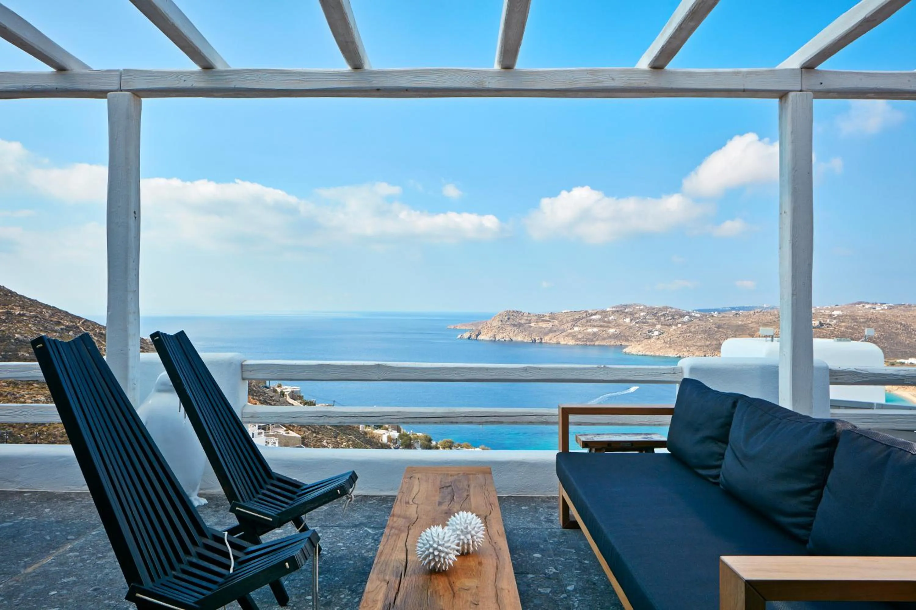 Balcony/Terrace in Myconian Avaton, a Member of Design Hotels