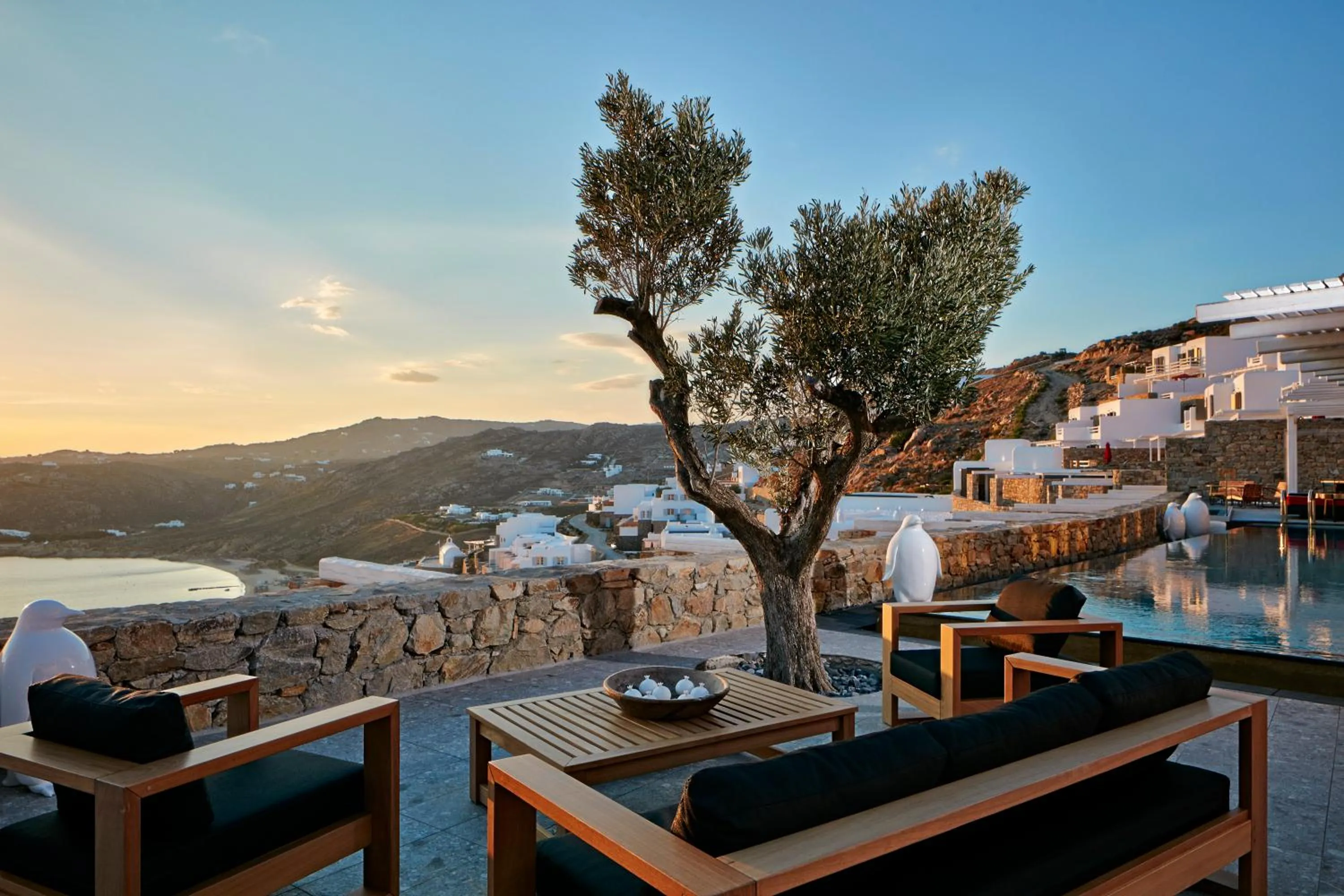 Balcony/Terrace in Myconian Avaton, a Member of Design Hotels