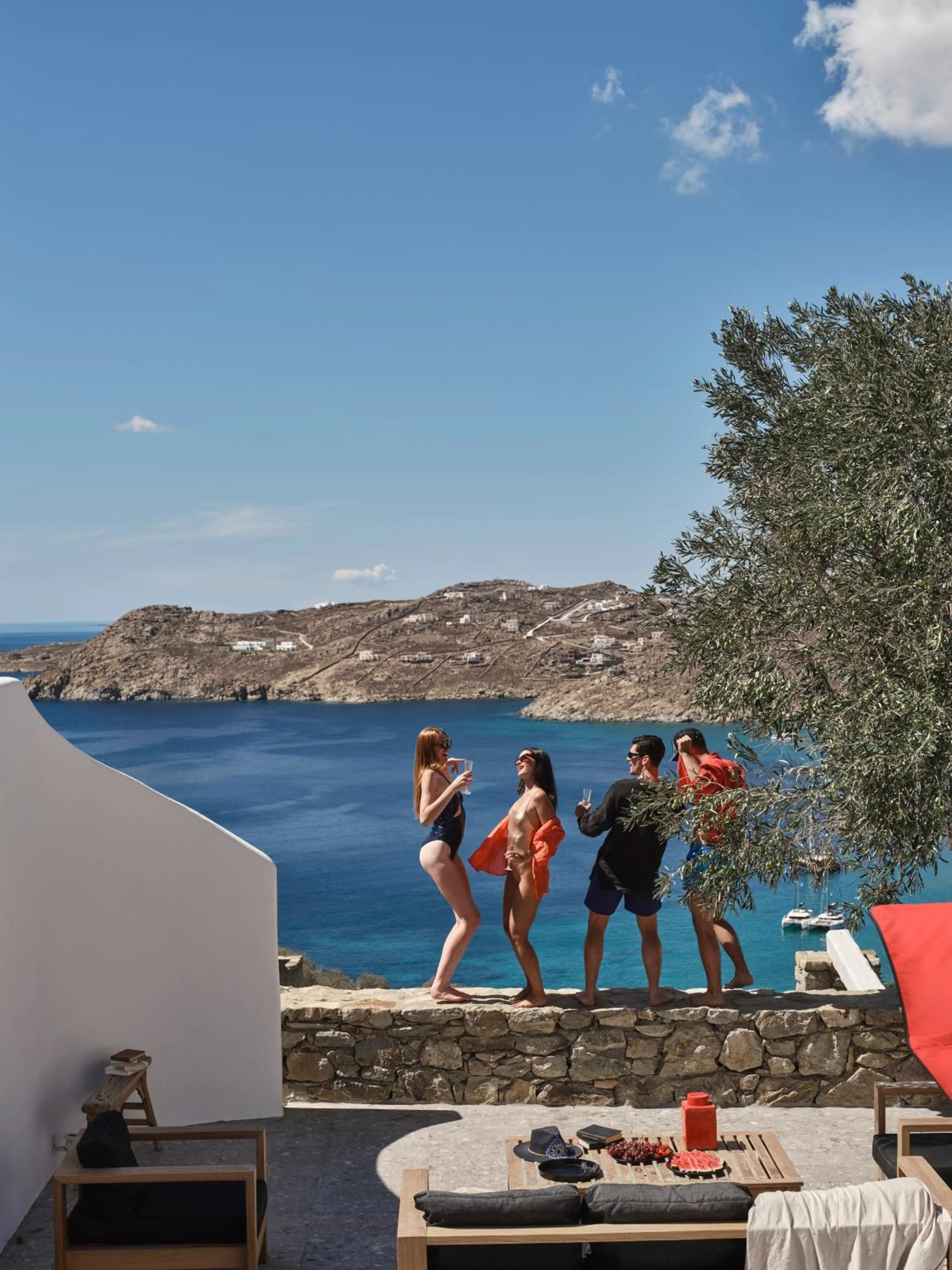 Balcony/Terrace in Myconian Avaton, a Member of Design Hotels