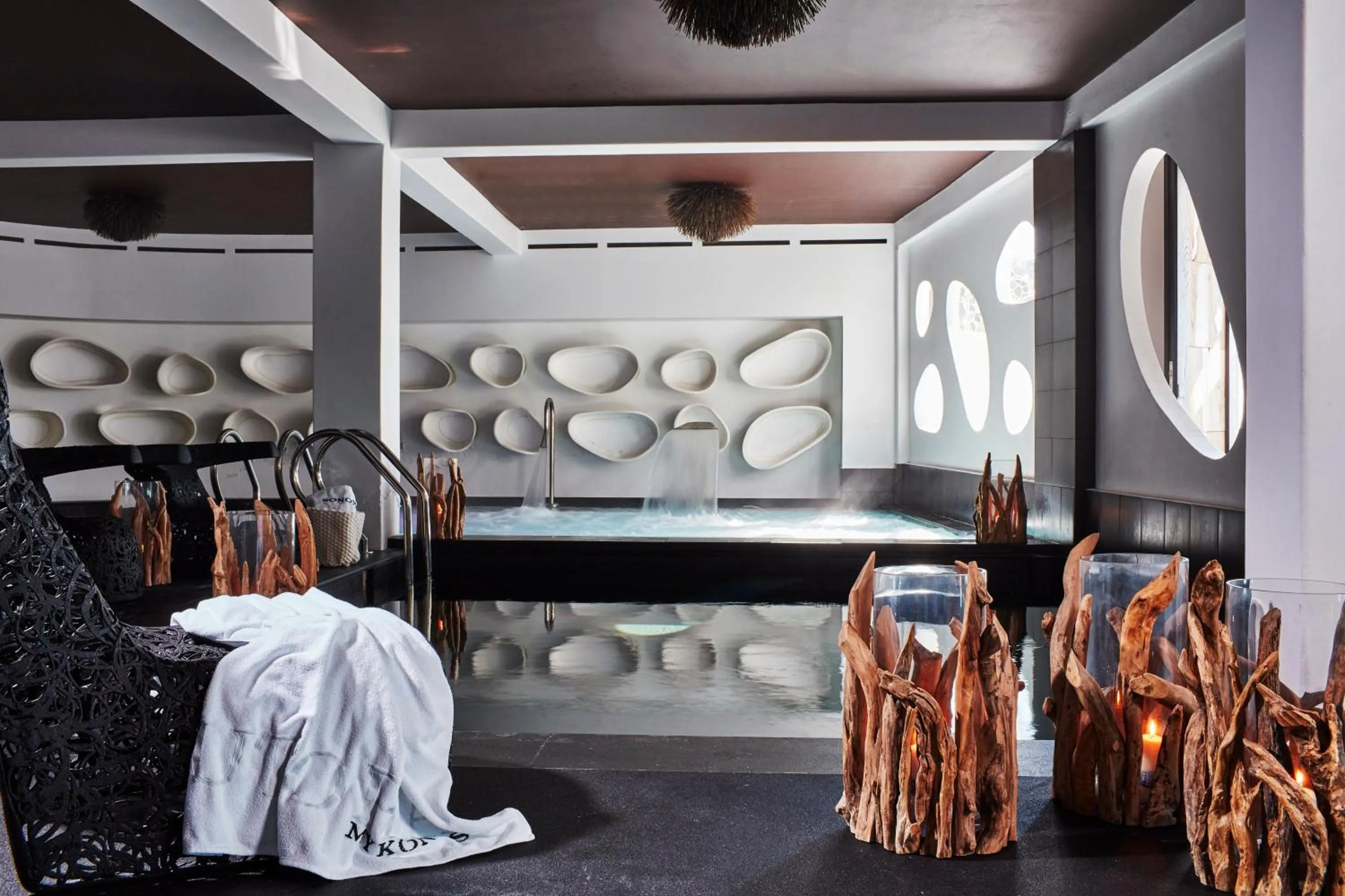 Spa and wellness centre/facilities in Myconian Utopia Relais & Chateaux