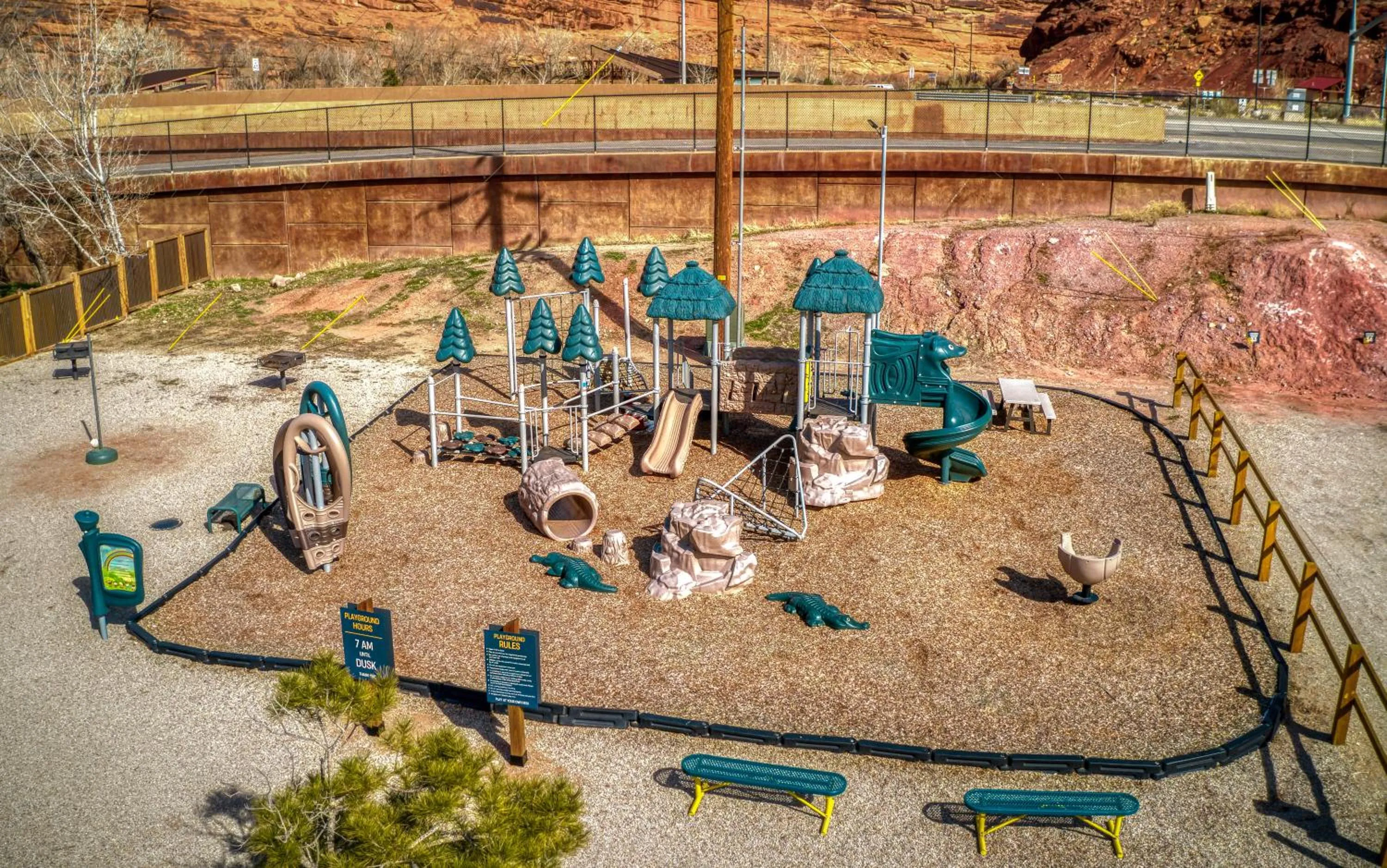 Children play ground in Sun Outdoors Arches Gateway