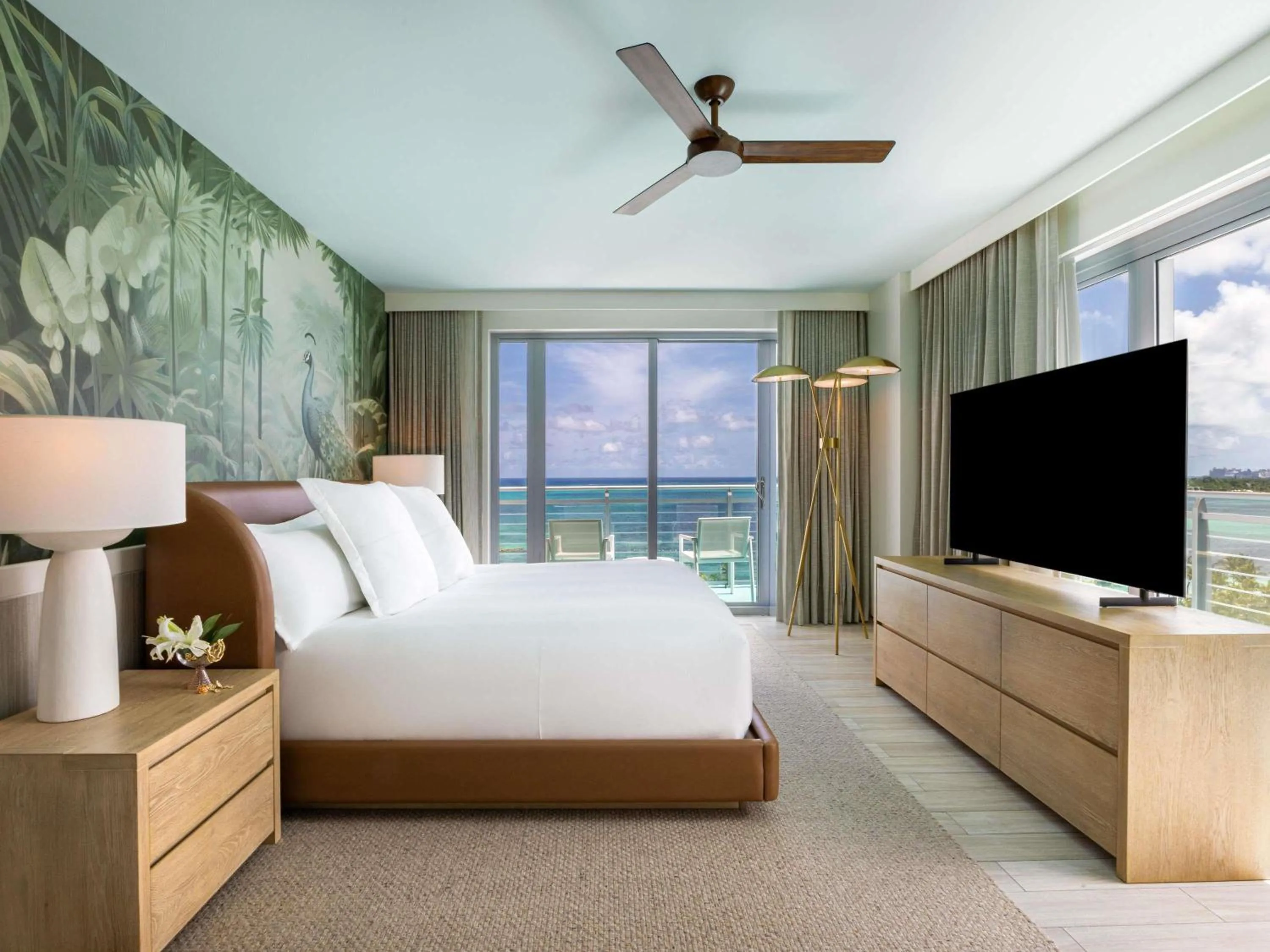 Bedroom, Bed in SLS at Baha Mar