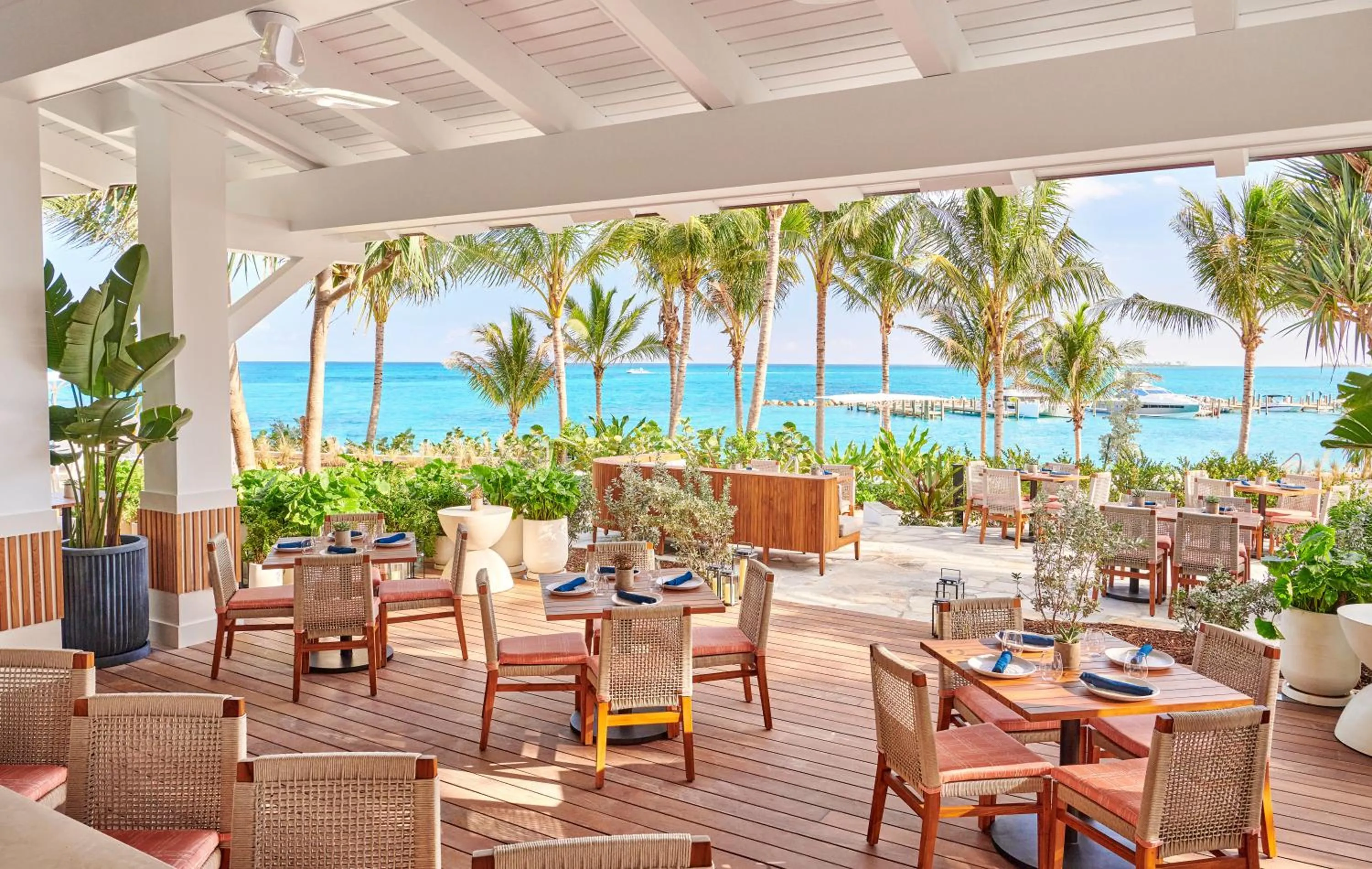 Patio in SLS at Baha Mar