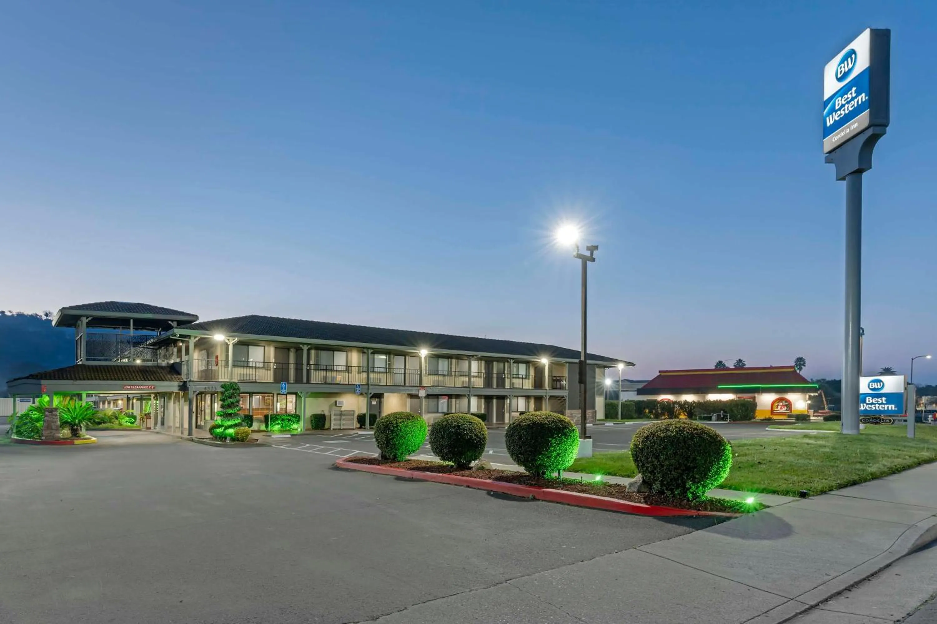 Property building in Best Western Cordelia Inn