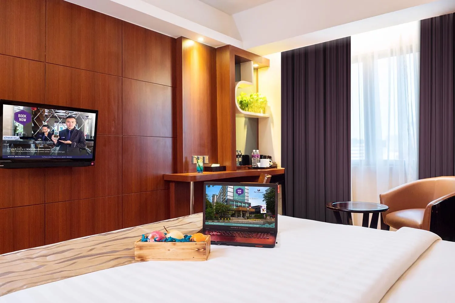 Bed in Da Vienna Boutique Hotel