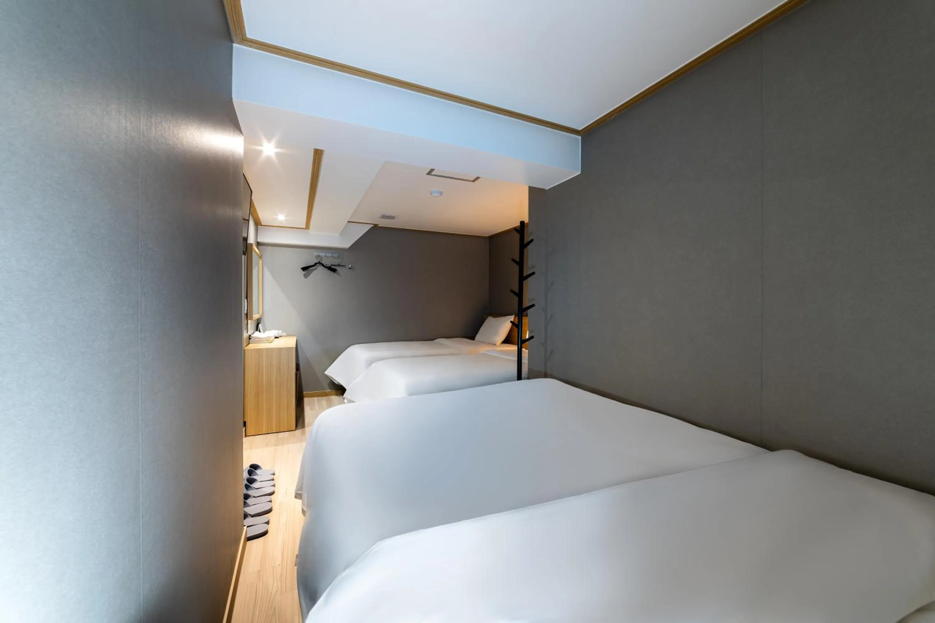 Bed in About Stay Seoul