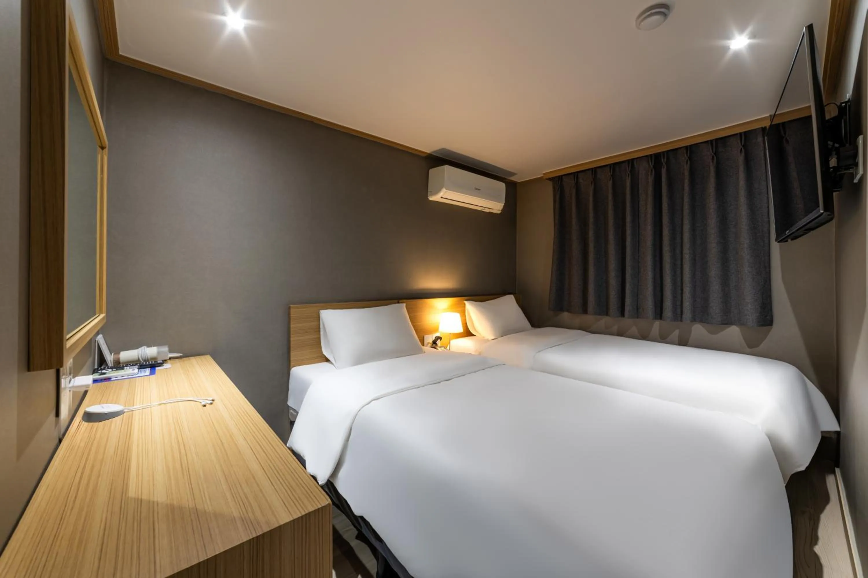 Bed in About Stay Seoul