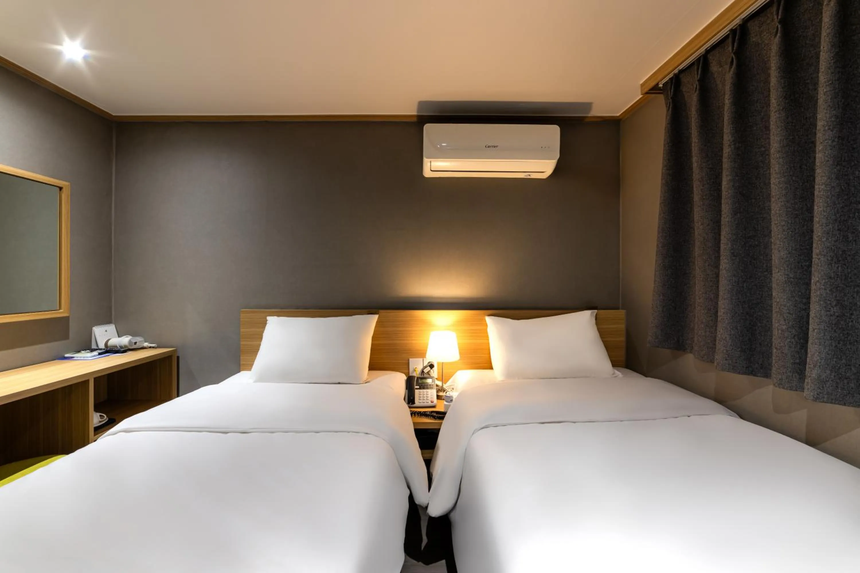 Bed in About Stay Seoul