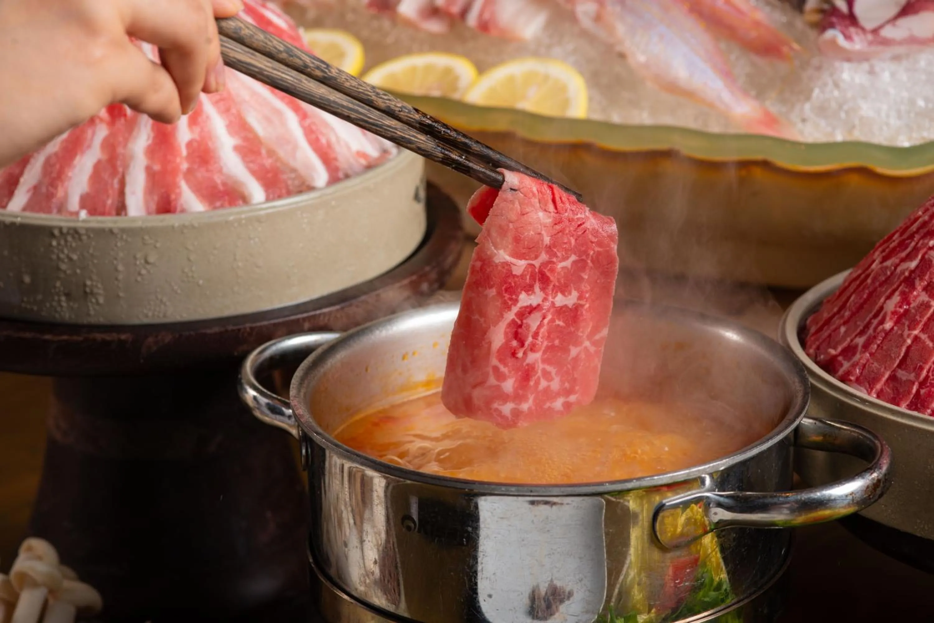 Dining area in Park Hyatt Sanya Sunny Bay Resort
