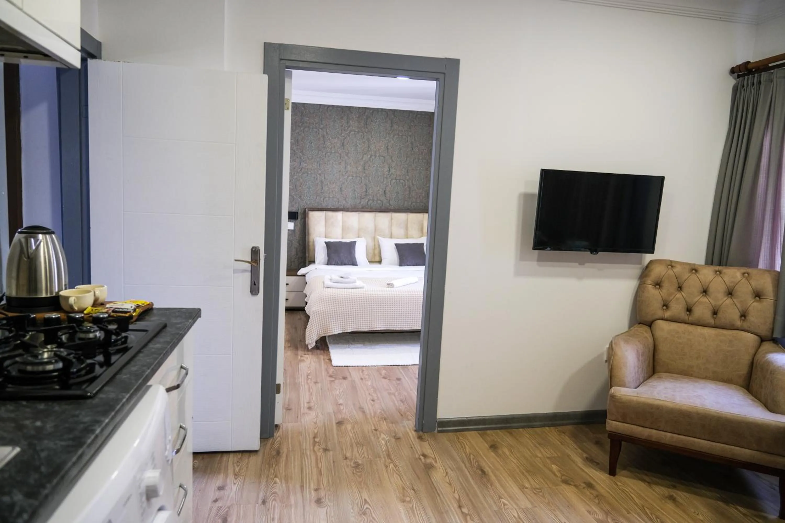 Bed in Taksim Neo Pera Suites