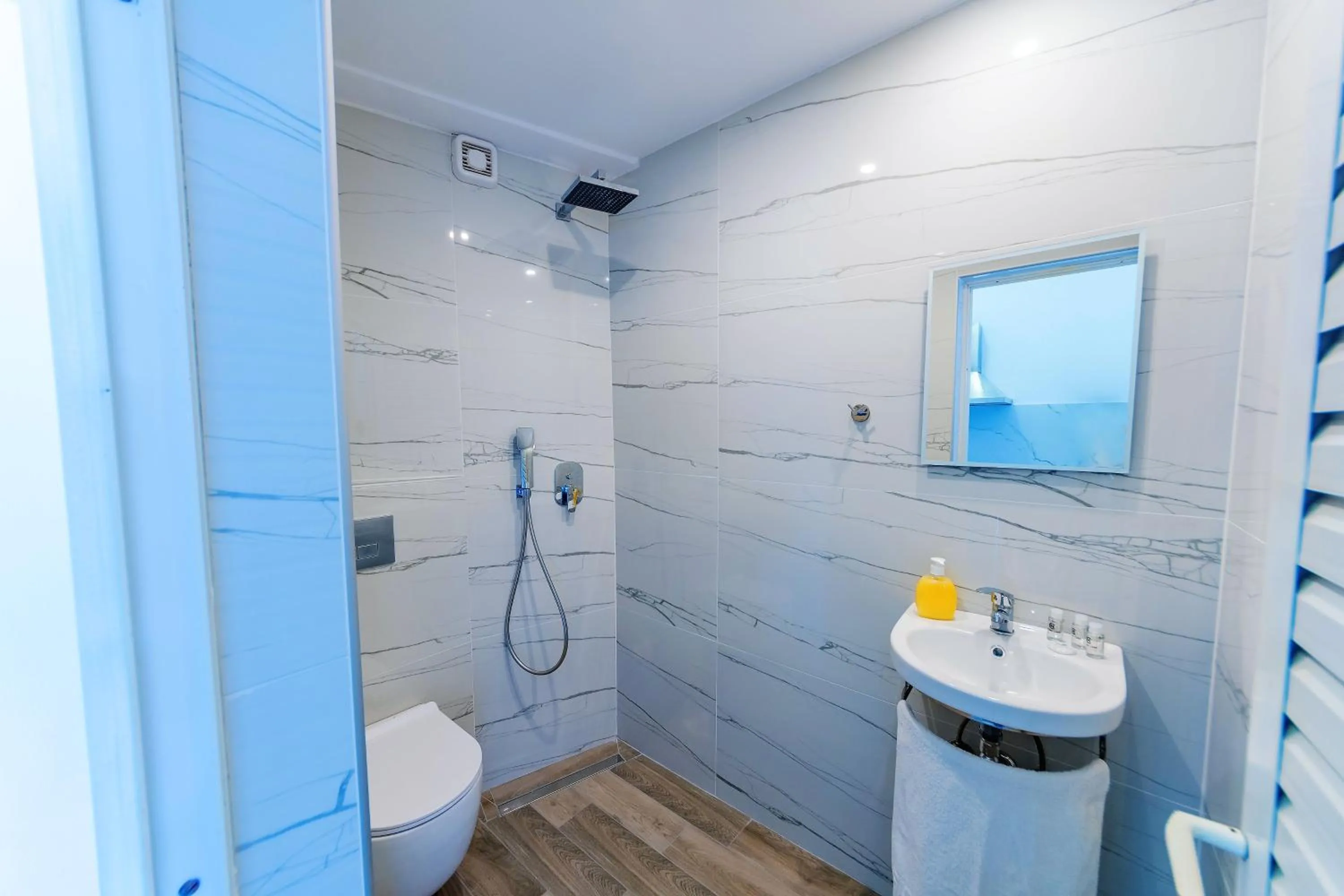 Bathroom in Nikos Villas