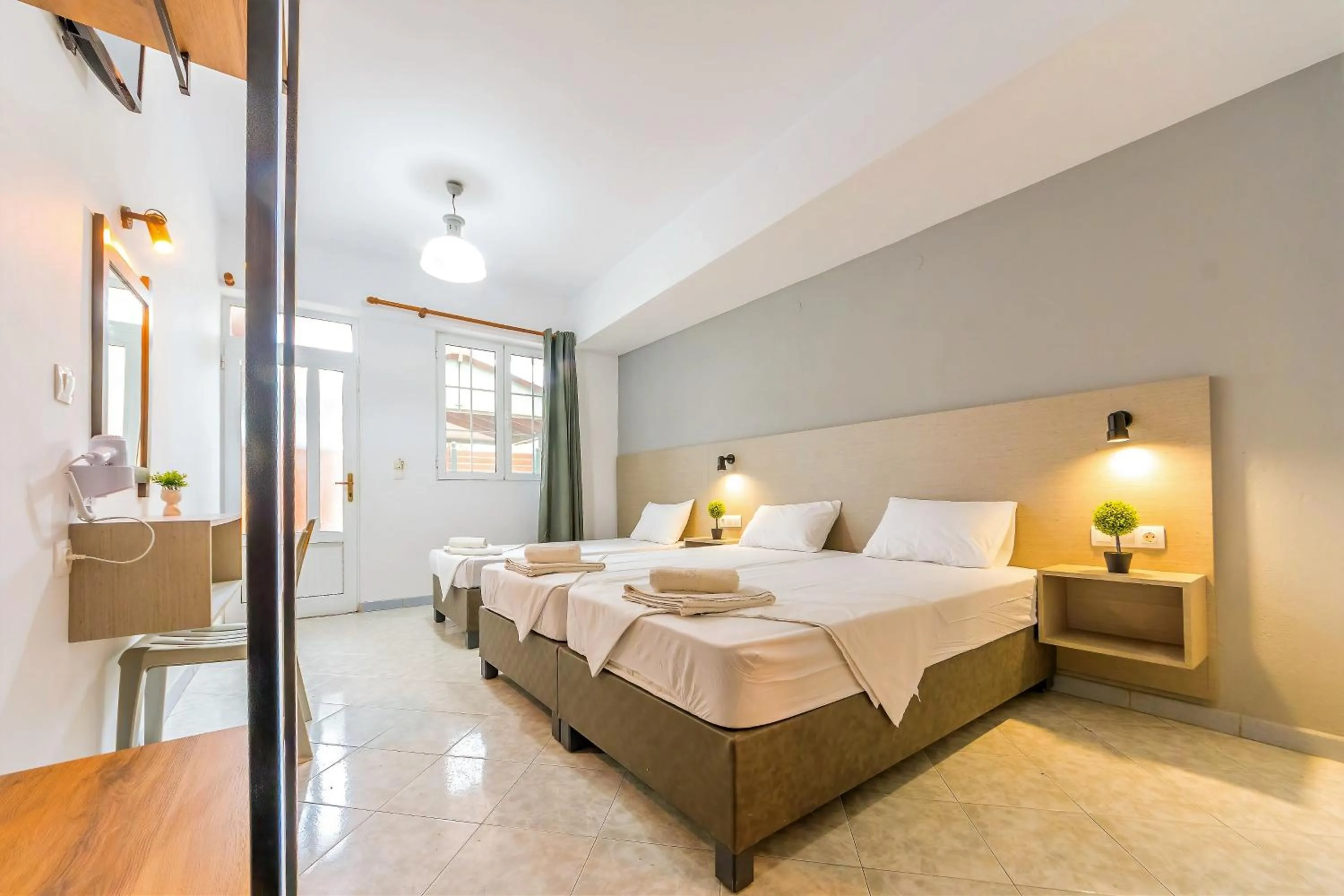 Bedroom, Bed in Nikos Villas