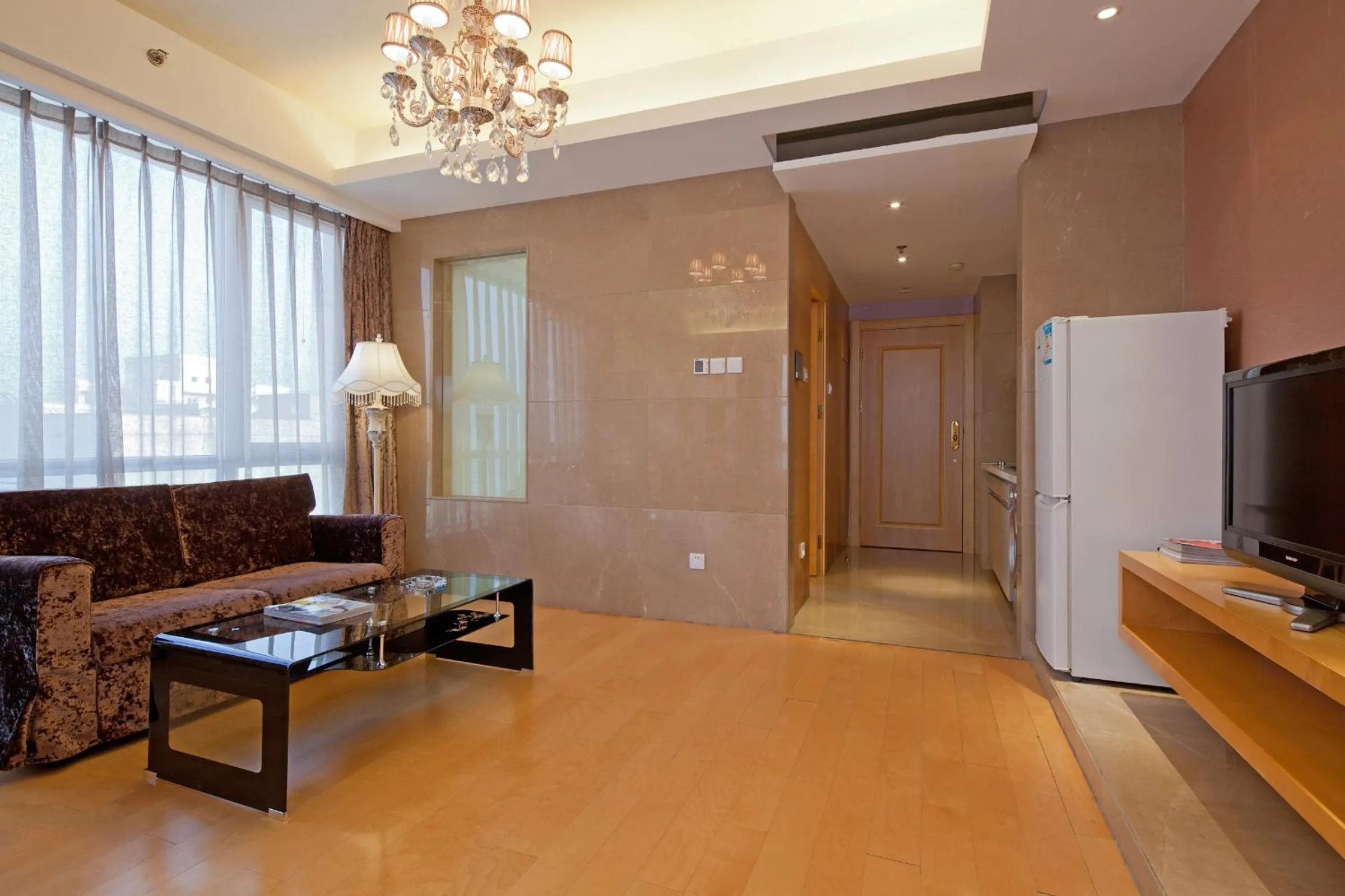 Living room in Beijing Xinxiang Yayuan Apartment (Sanlitun)