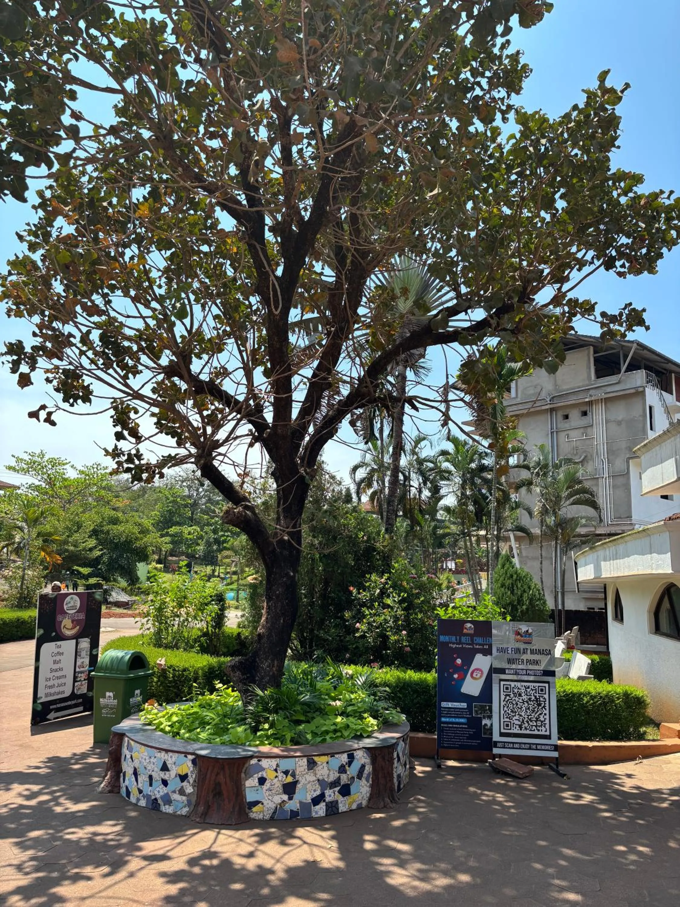 Garden in Manasa Water Park and Resort