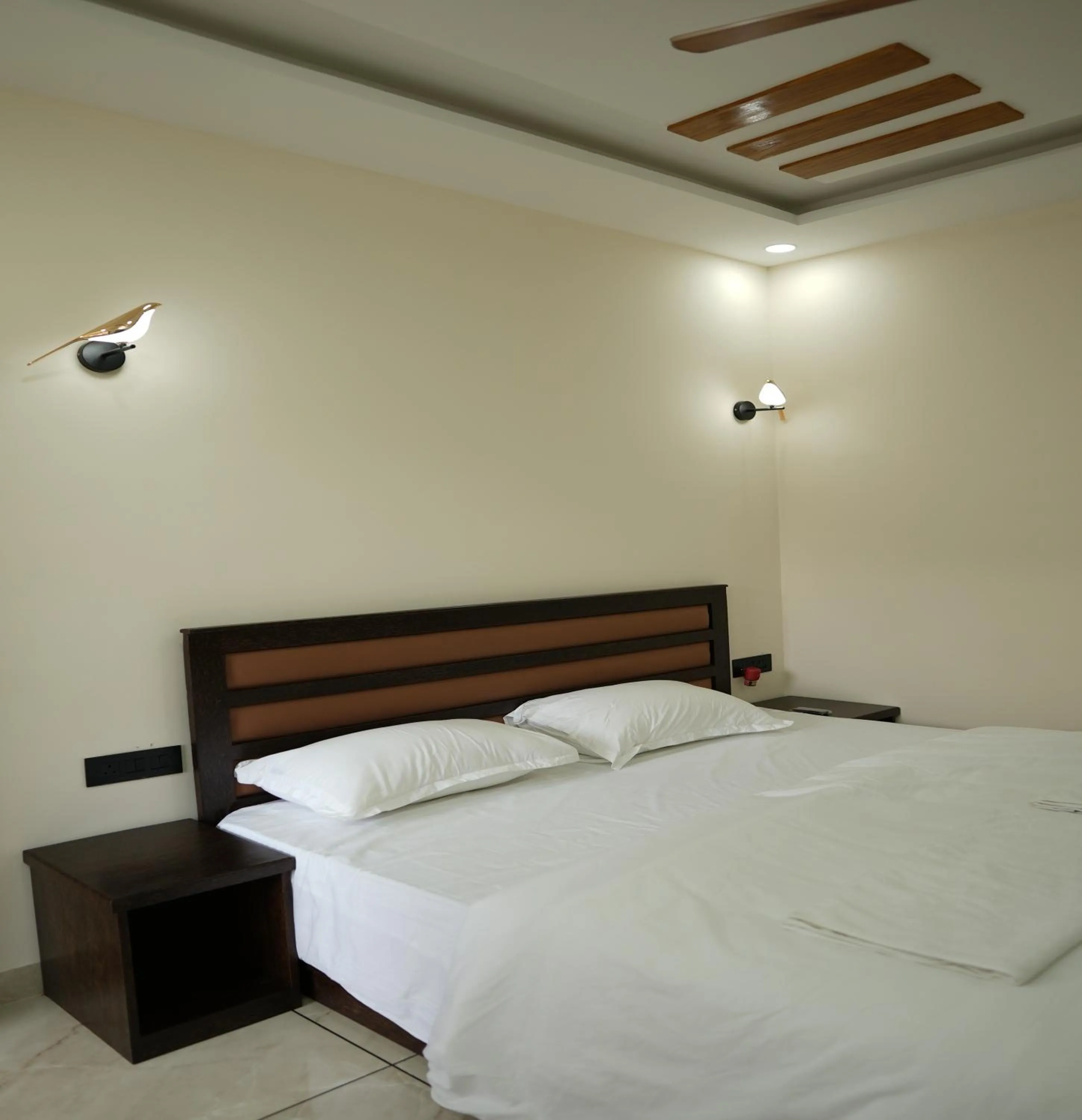 Bed in Manasa Water Park and Resort