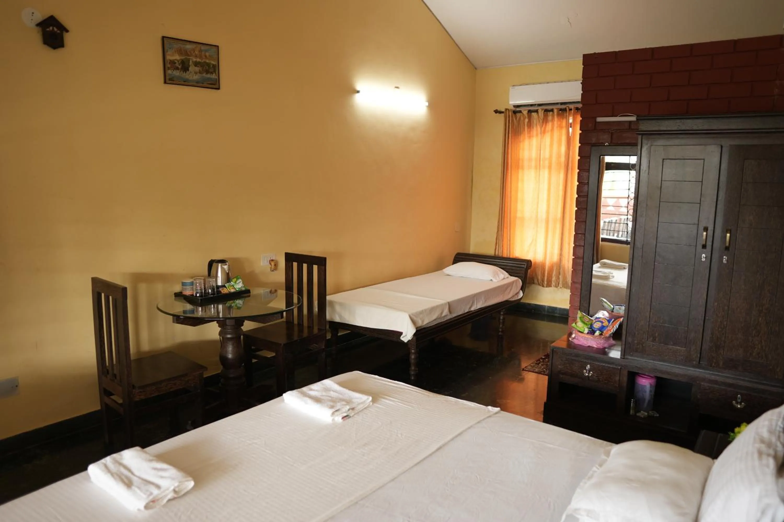 Bedroom, Bed in Manasa Water Park and Resort