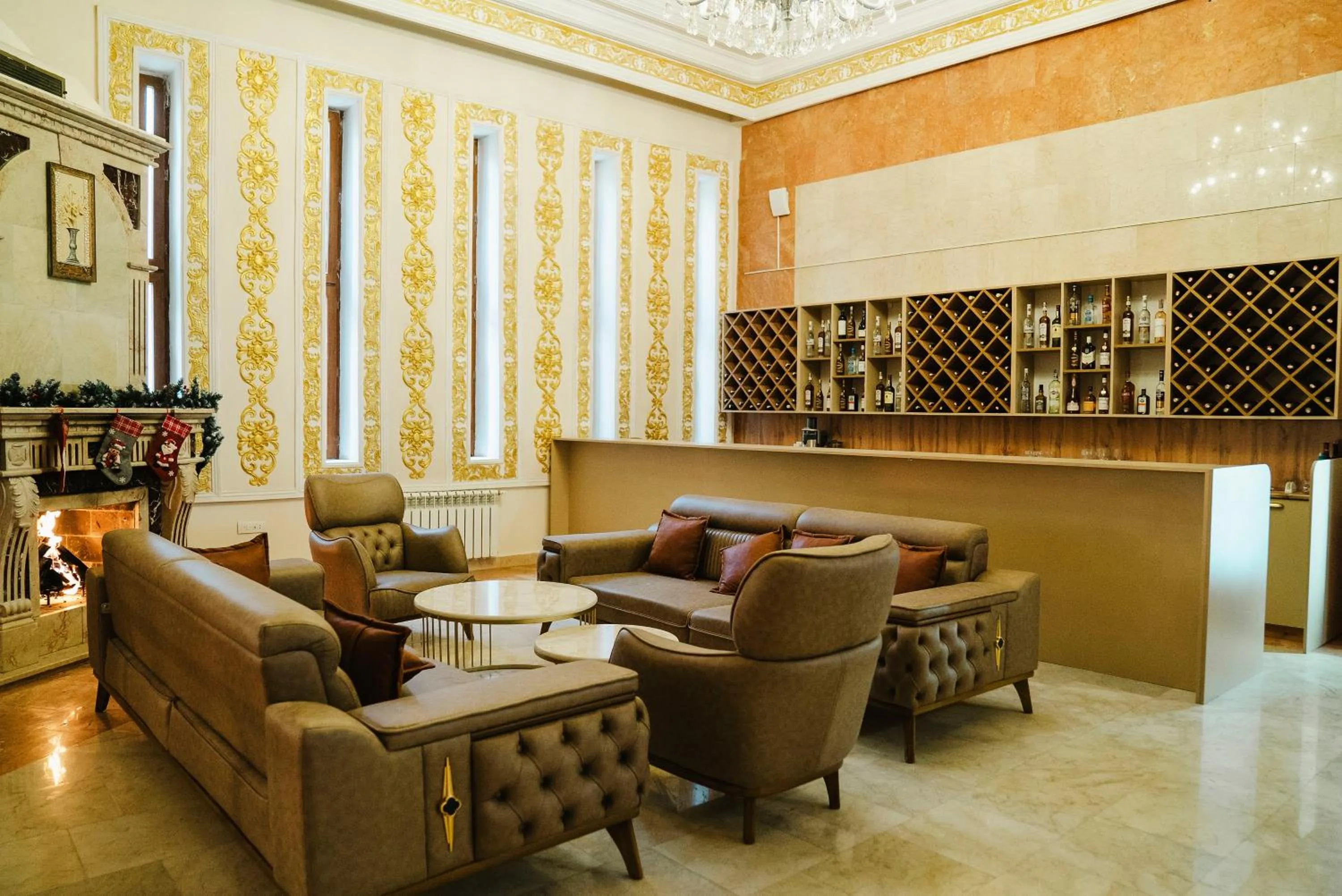 Living room in Olive Garden Baku Hotel